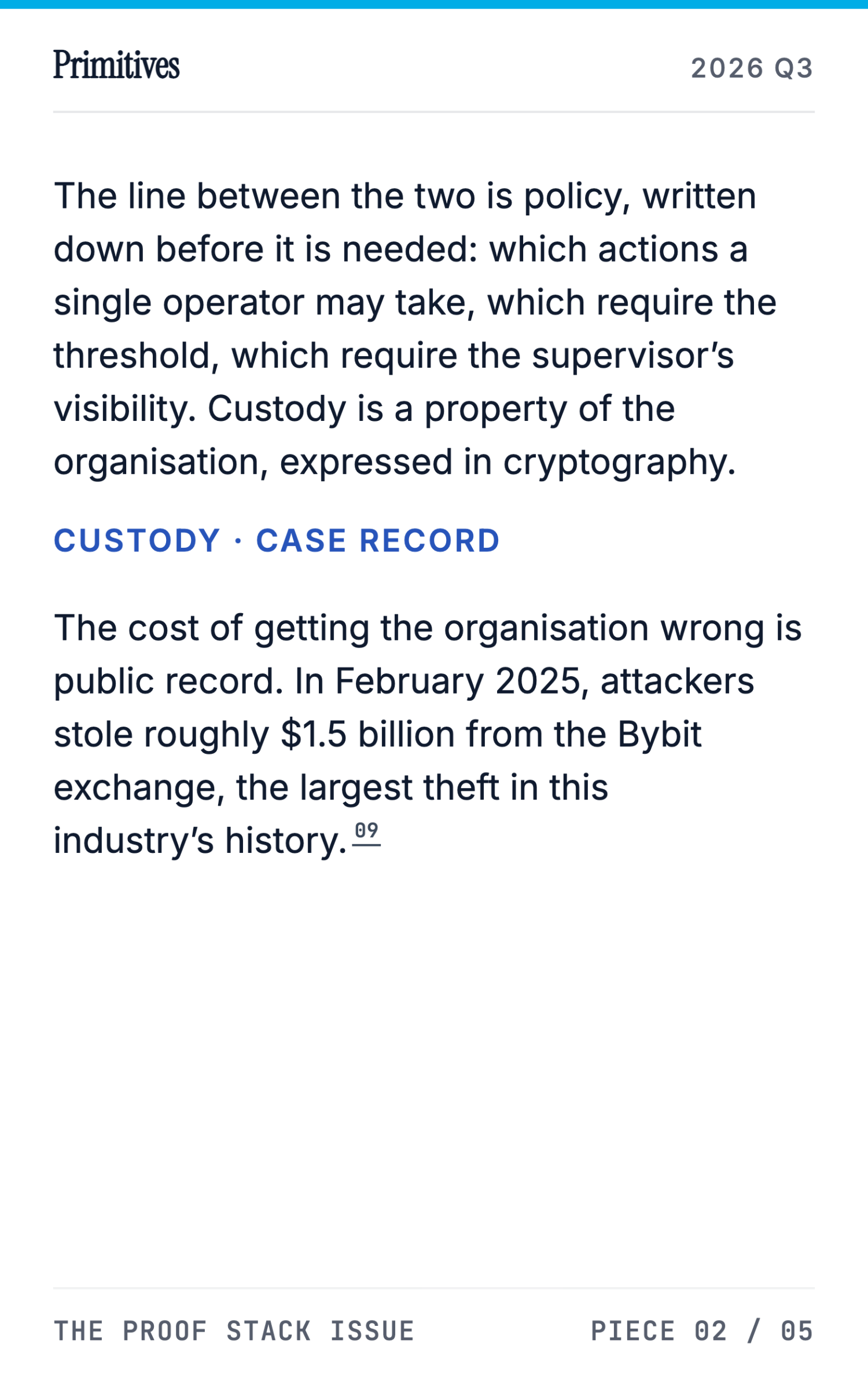The Proof Stack: ZK, MPC, and Multi-Chain Finality in Production - page 26