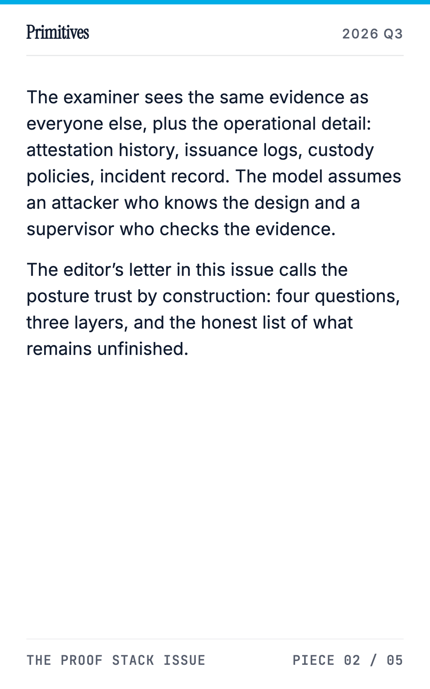 The Proof Stack: ZK, MPC, and Multi-Chain Finality in Production - page 38