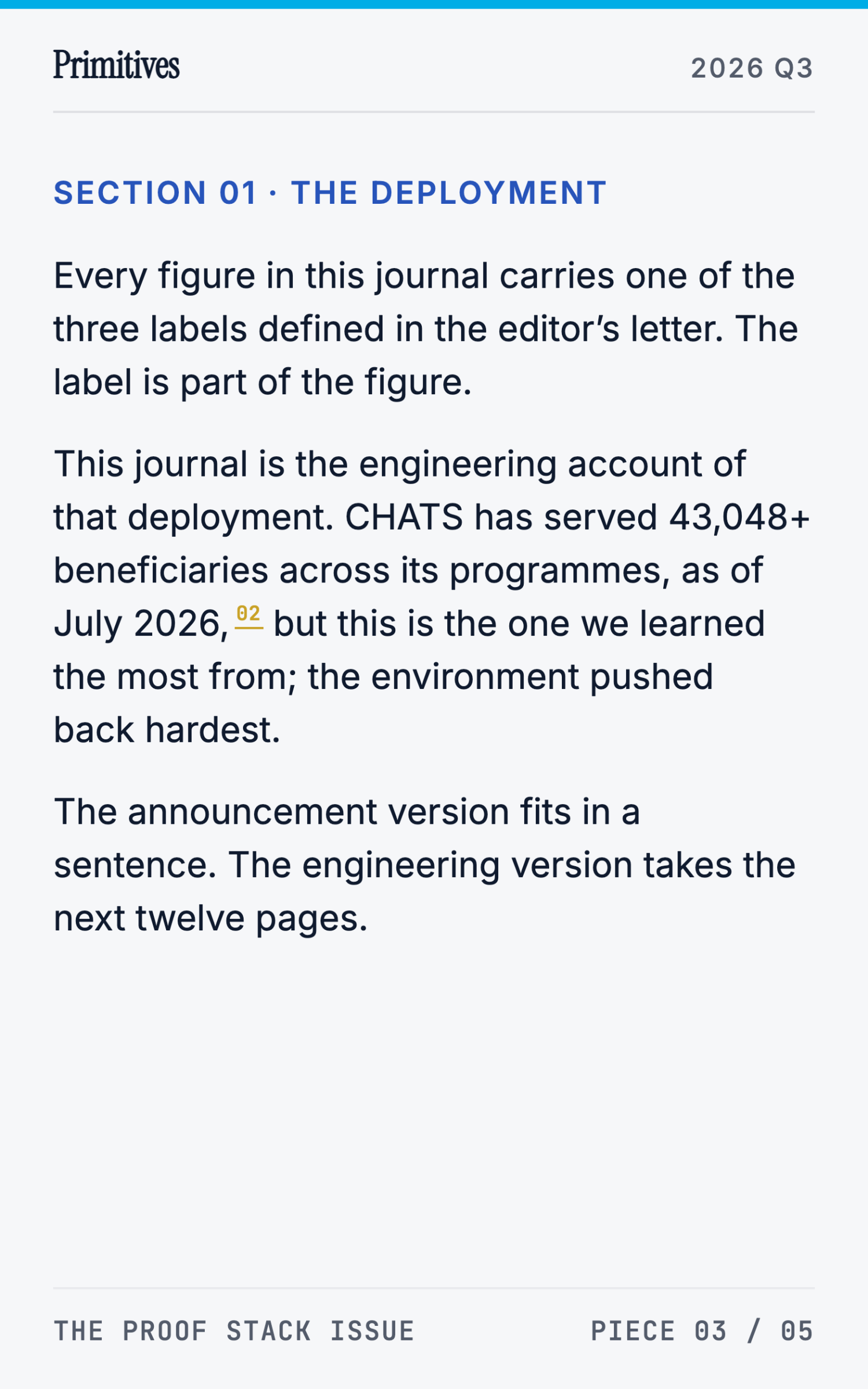 Deployment Journal: What Shipping CHATS Taught Us About Offline-First Receipts - page 4