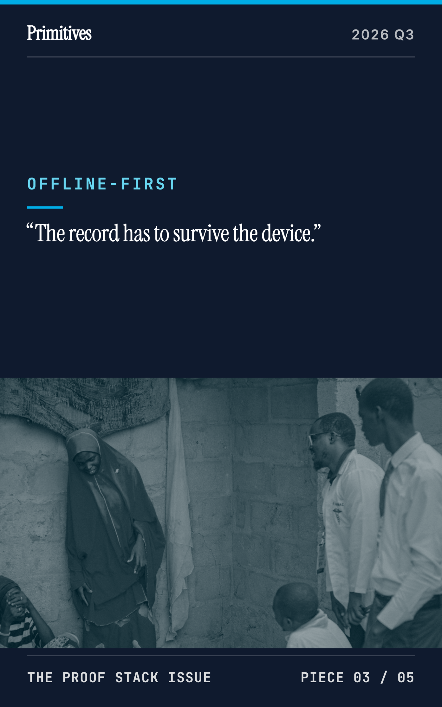Deployment Journal: What Shipping CHATS Taught Us About Offline-First Receipts - page 16