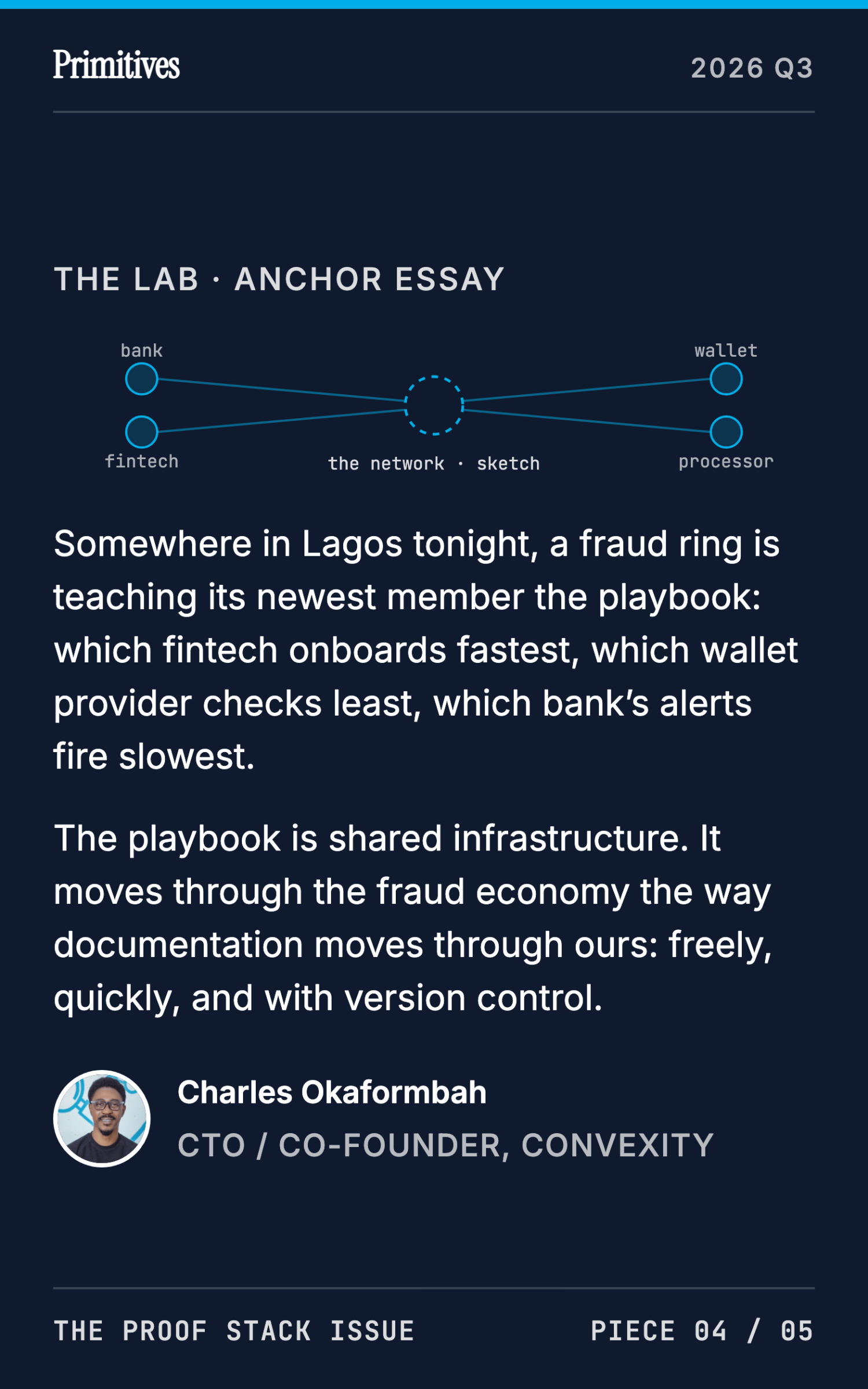An Open Fraud-Intelligence Network: The Lab's Next Experiment - page 2