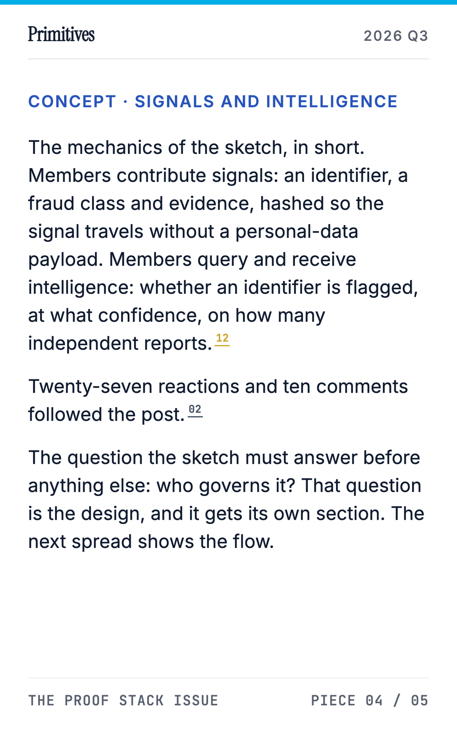 An Open Fraud-Intelligence Network: The Lab's Next Experiment - page 13