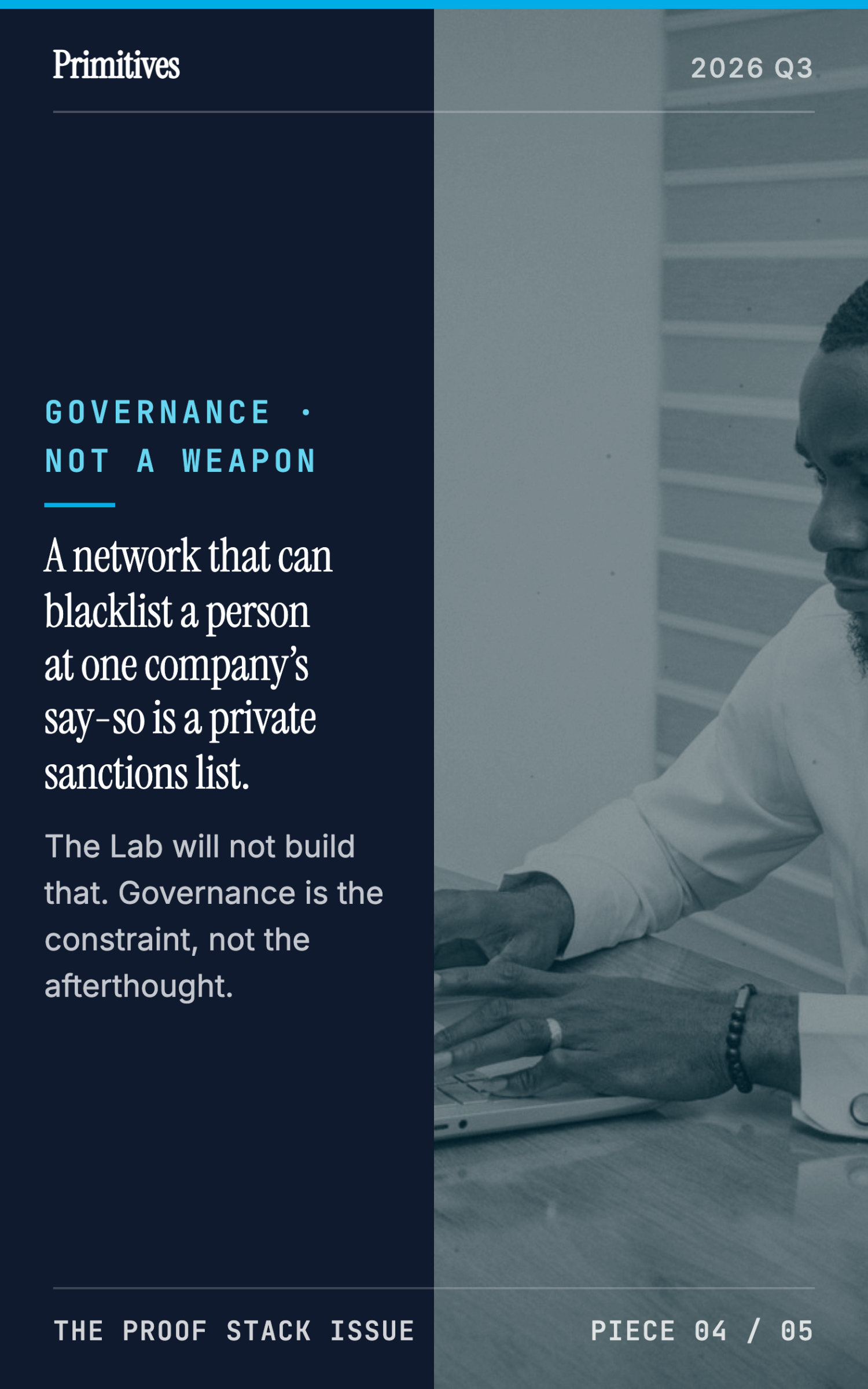 An Open Fraud-Intelligence Network: The Lab's Next Experiment - page 30