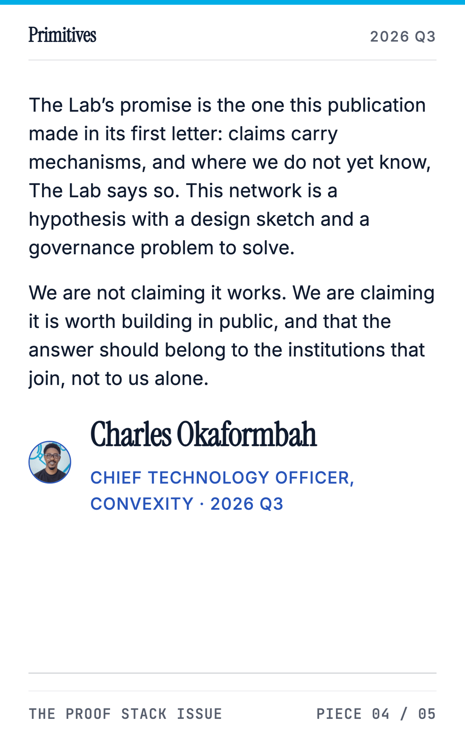 An Open Fraud-Intelligence Network: The Lab's Next Experiment - page 36
