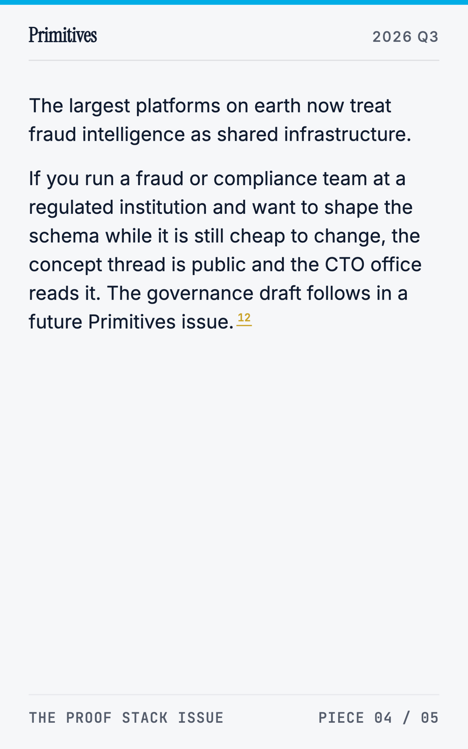 An Open Fraud-Intelligence Network: The Lab's Next Experiment - page 35
