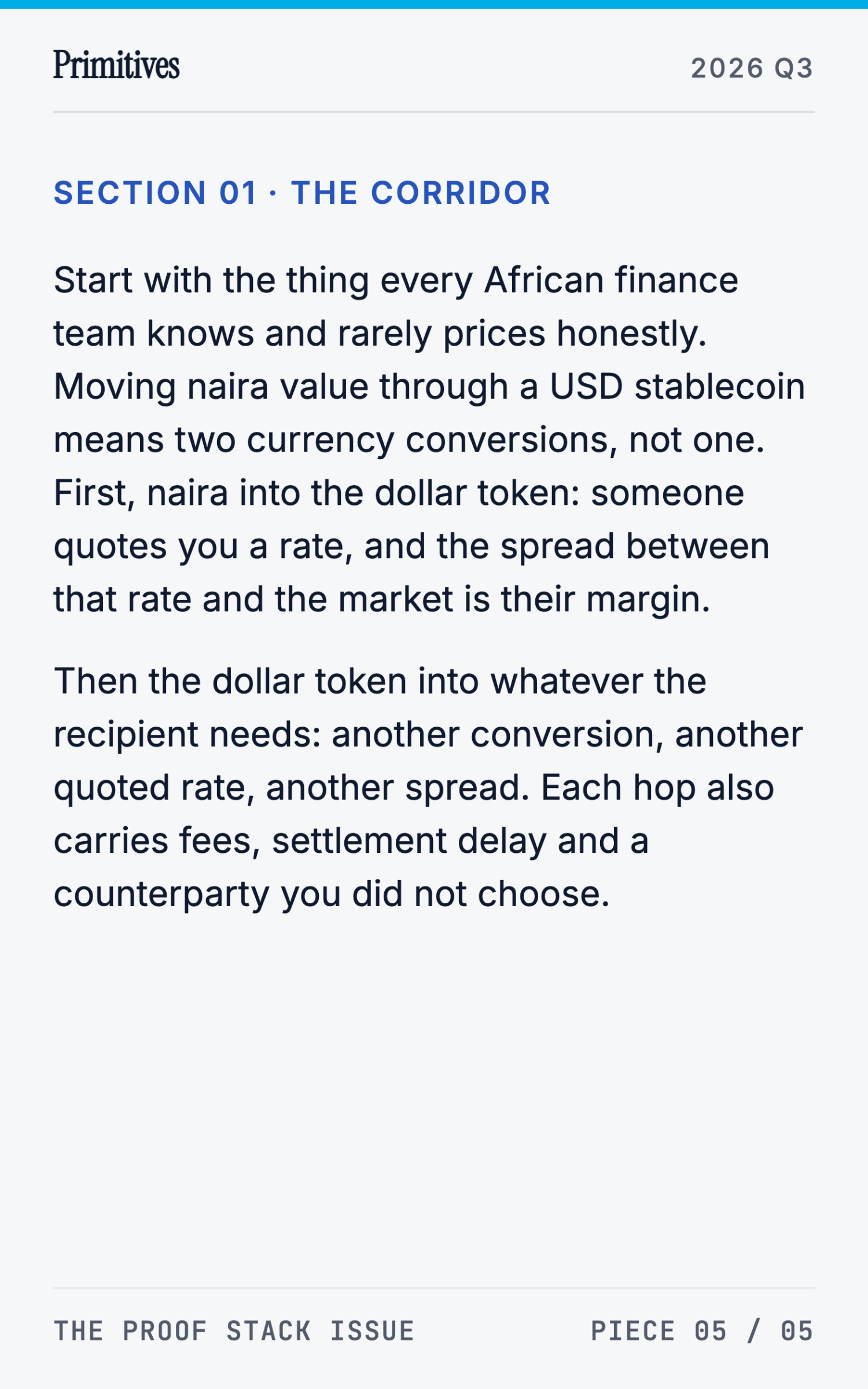 Bank-Facing Programmable Money: A Cryptographic Case for African Stablecoins - page 8