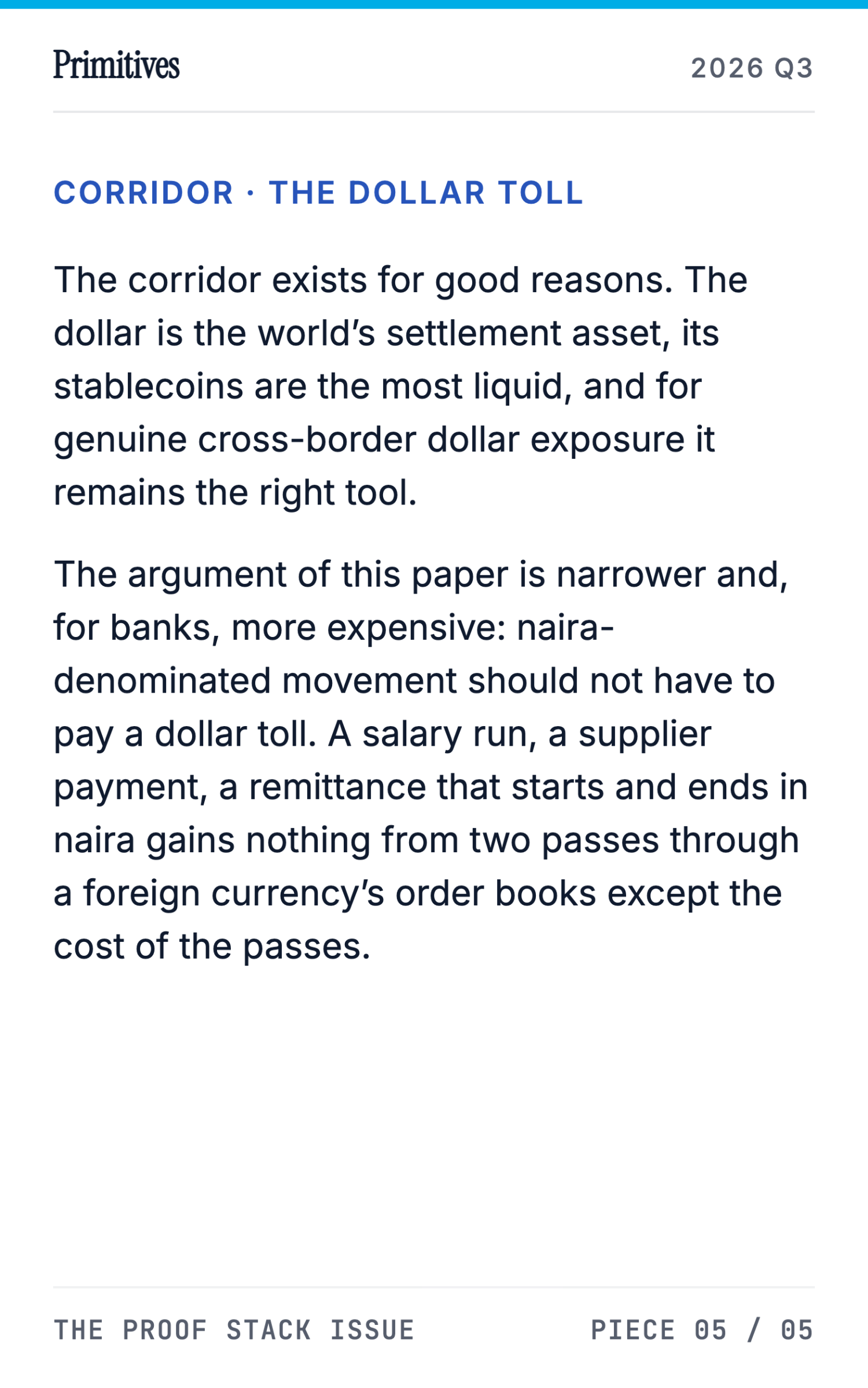 Bank-Facing Programmable Money: A Cryptographic Case for African Stablecoins - page 10