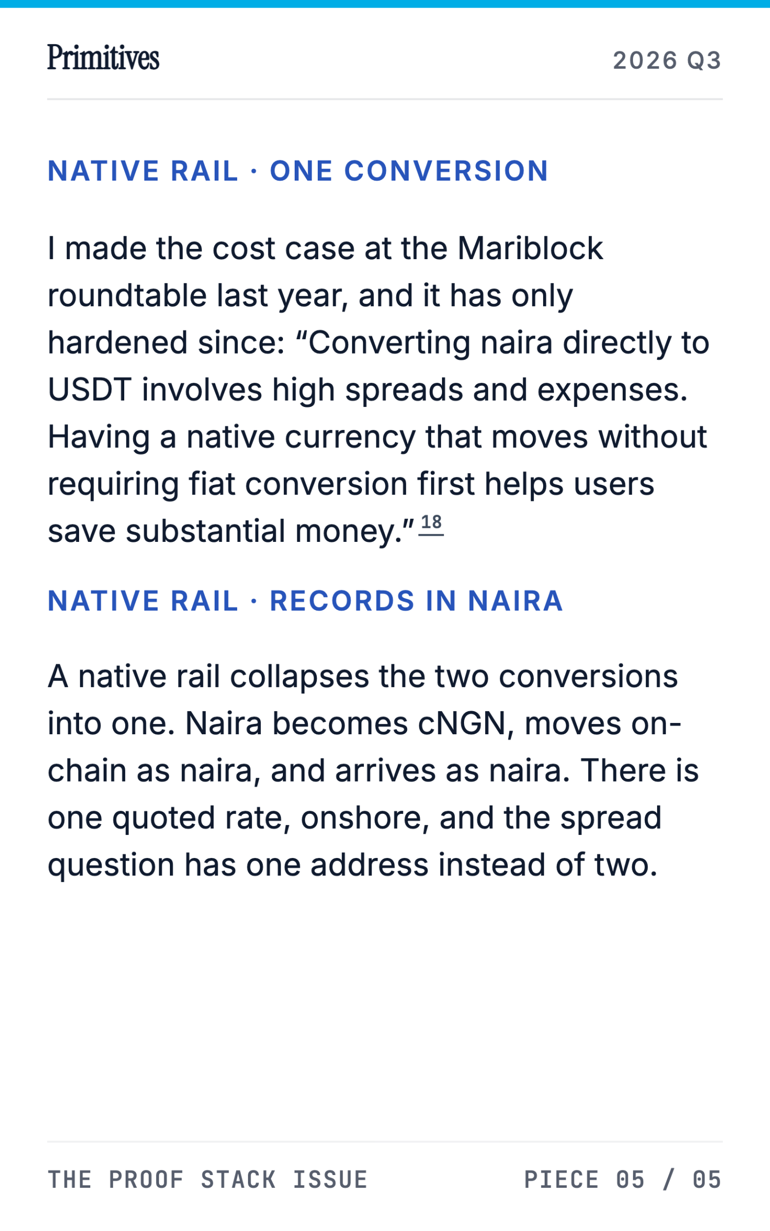 Bank-Facing Programmable Money: A Cryptographic Case for African Stablecoins - page 14