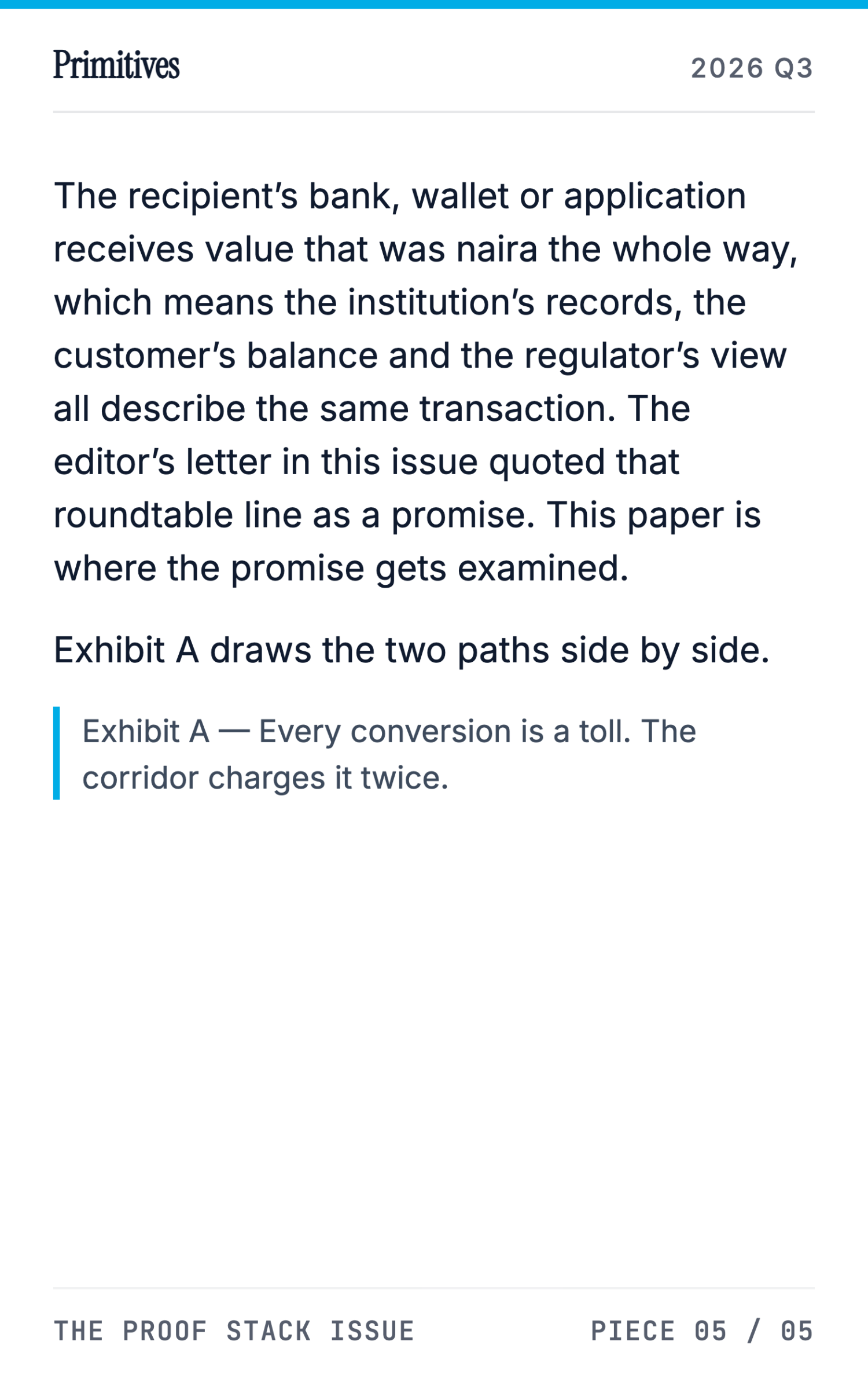 Bank-Facing Programmable Money: A Cryptographic Case for African Stablecoins - page 15
