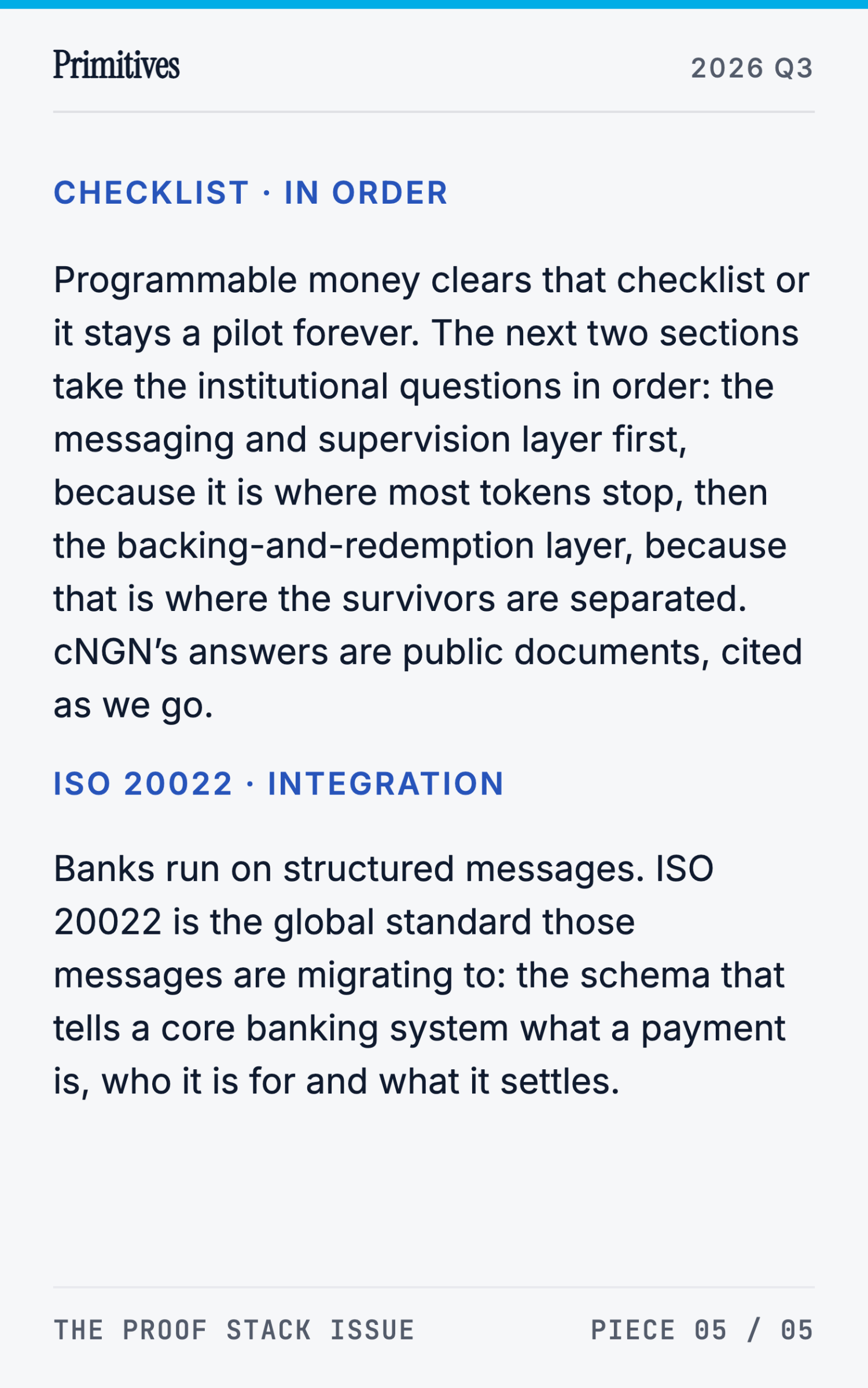 Bank-Facing Programmable Money: A Cryptographic Case for African Stablecoins - page 20
