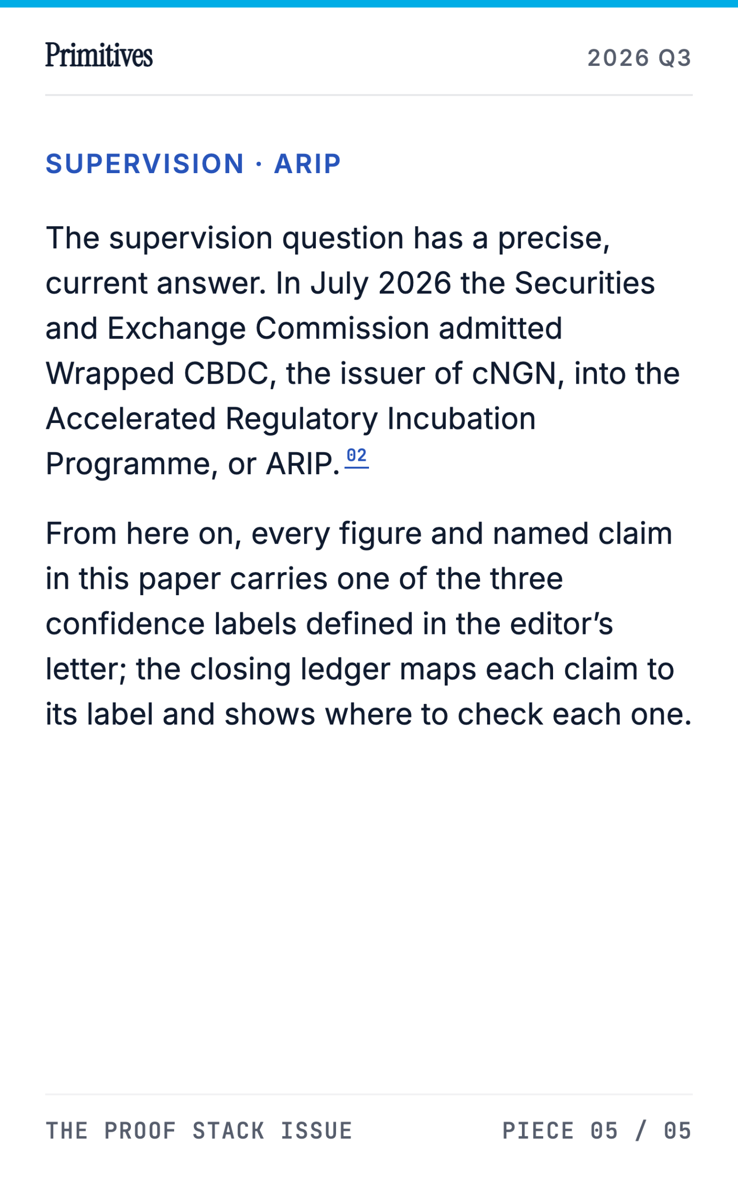 Bank-Facing Programmable Money: A Cryptographic Case for African Stablecoins - page 24