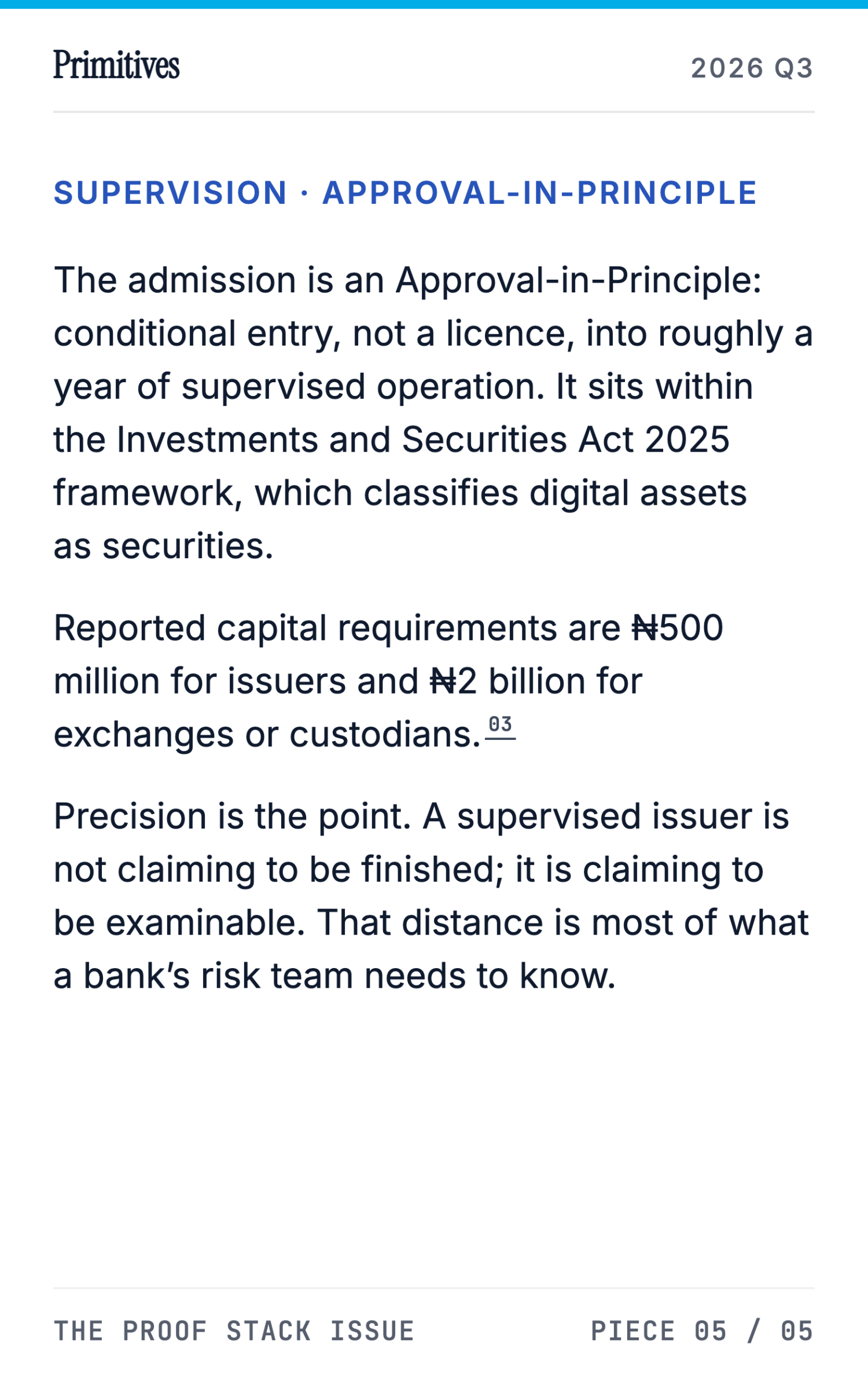 Bank-Facing Programmable Money: A Cryptographic Case for African Stablecoins - page 25