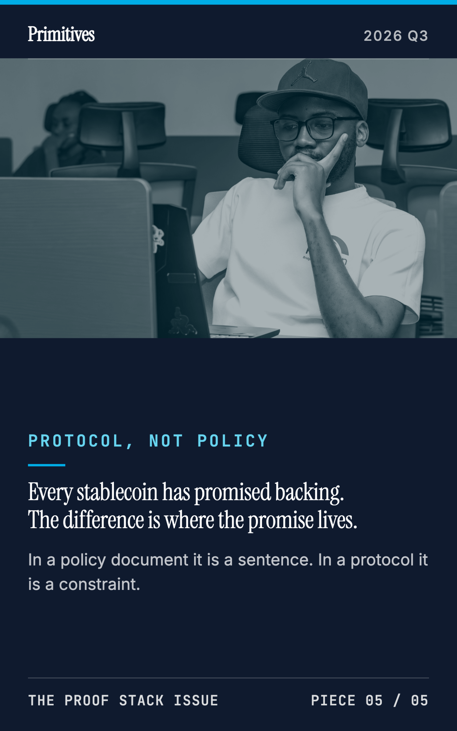 Bank-Facing Programmable Money: A Cryptographic Case for African Stablecoins - page 30