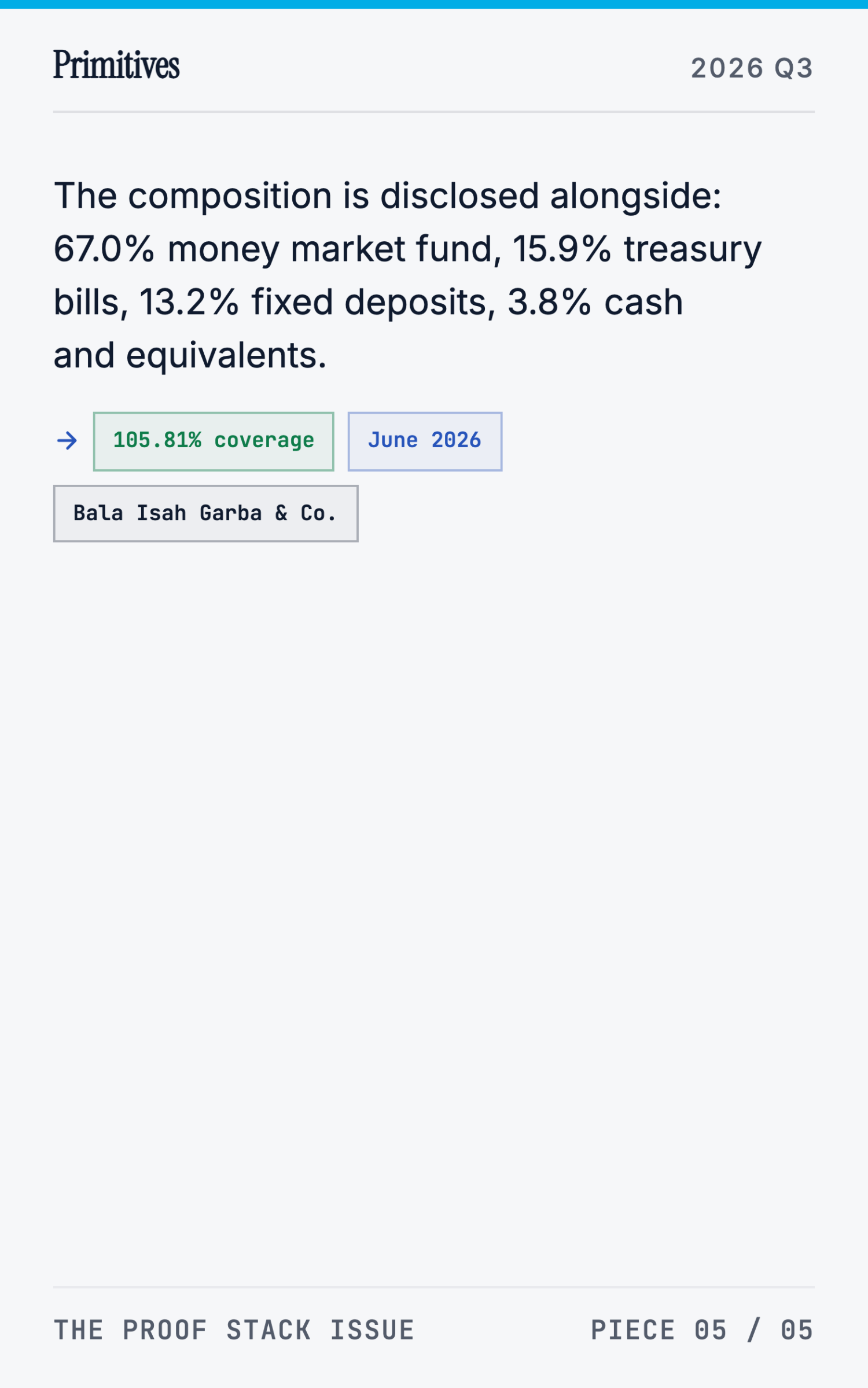 Bank-Facing Programmable Money: A Cryptographic Case for African Stablecoins - page 33