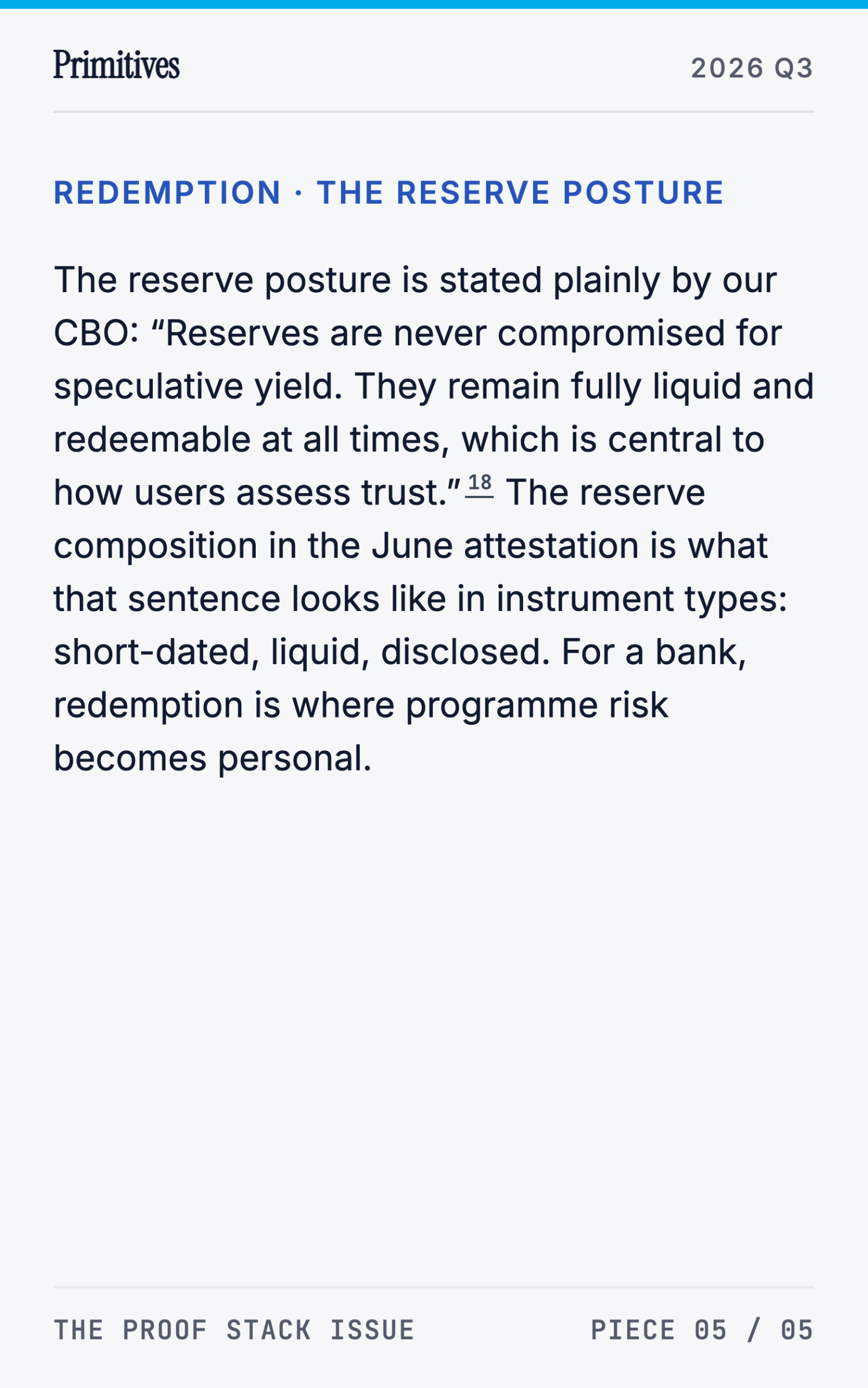 Bank-Facing Programmable Money: A Cryptographic Case for African Stablecoins - page 38