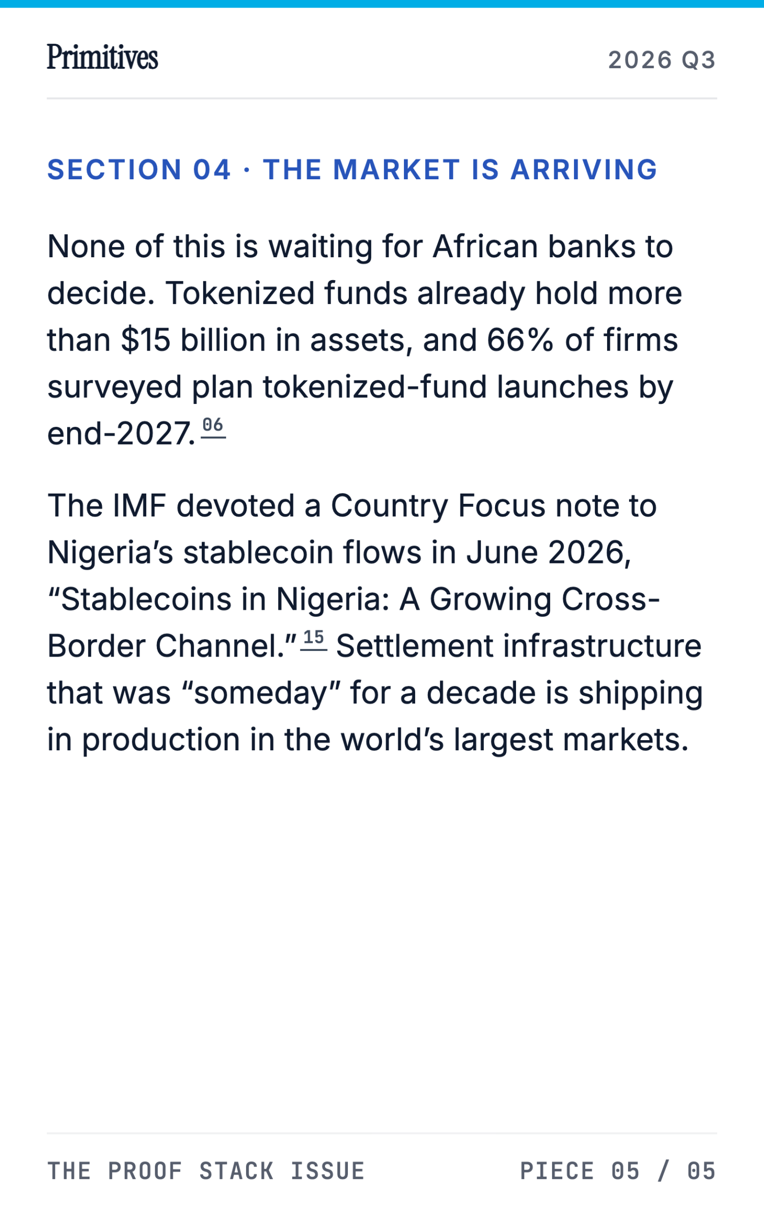 Bank-Facing Programmable Money: A Cryptographic Case for African Stablecoins - page 42