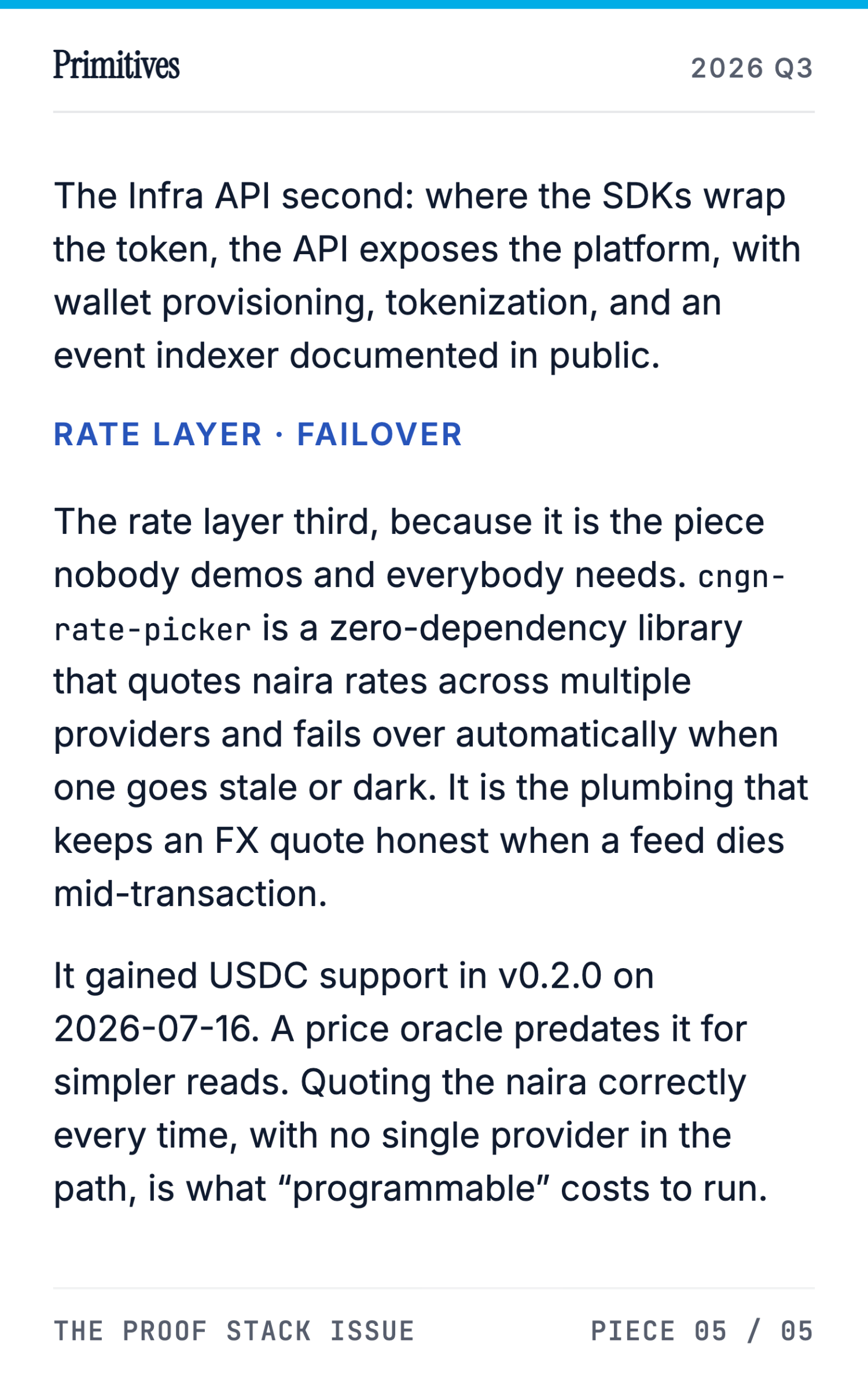 Bank-Facing Programmable Money: A Cryptographic Case for African Stablecoins - page 62