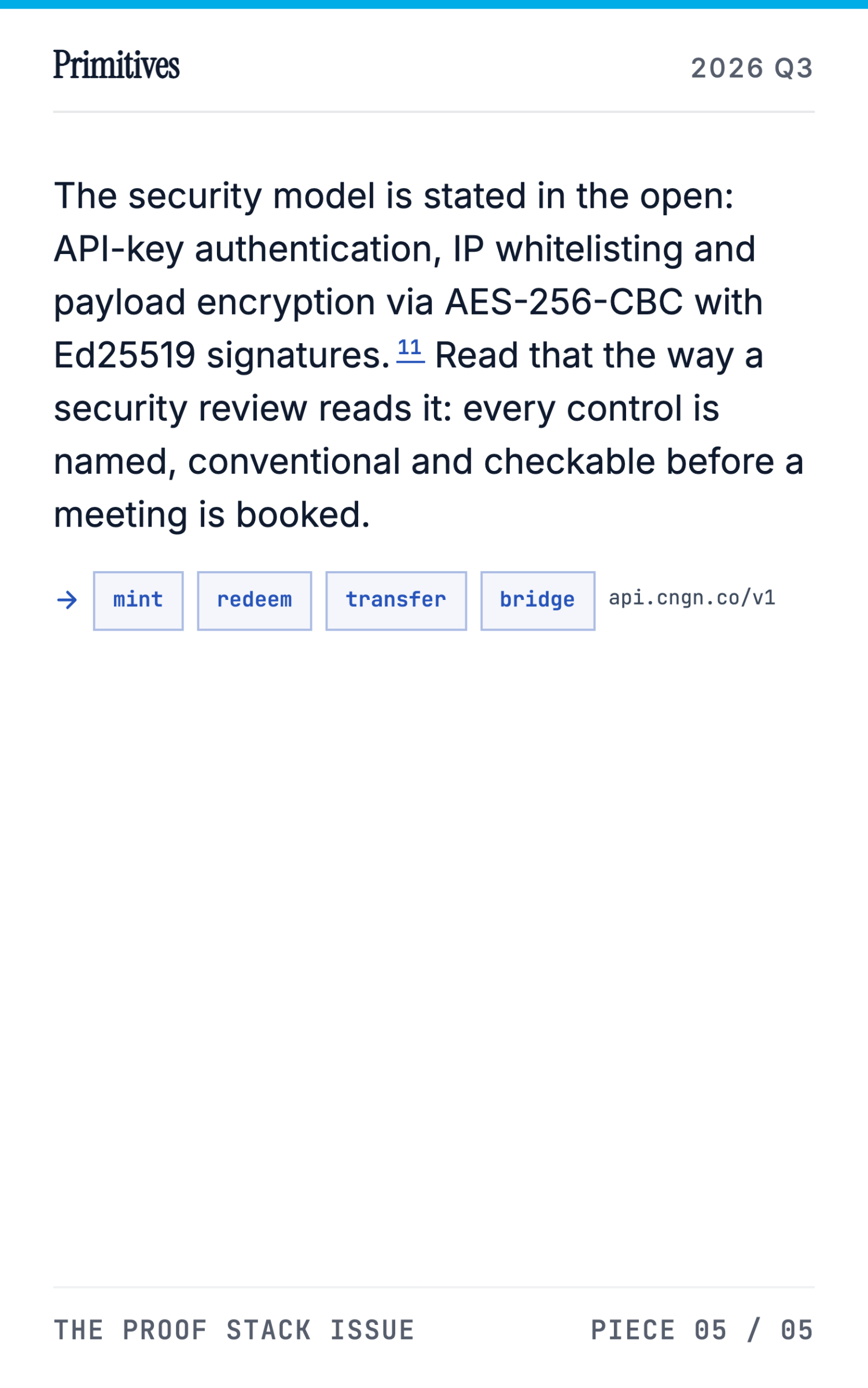 Bank-Facing Programmable Money: A Cryptographic Case for African Stablecoins - page 64