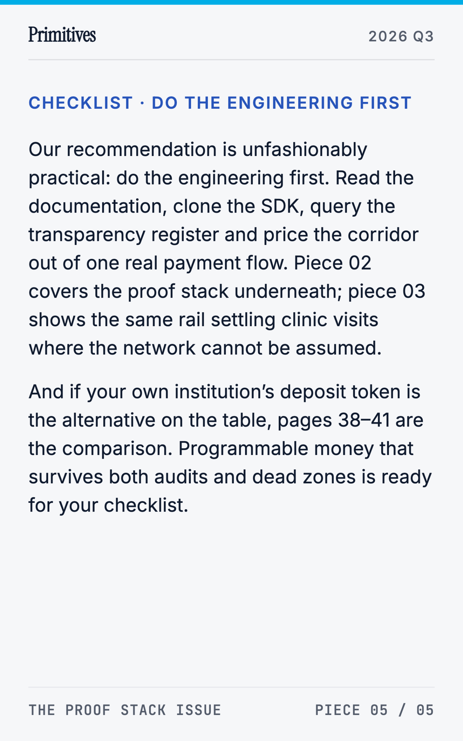 Bank-Facing Programmable Money: A Cryptographic Case for African Stablecoins - page 74