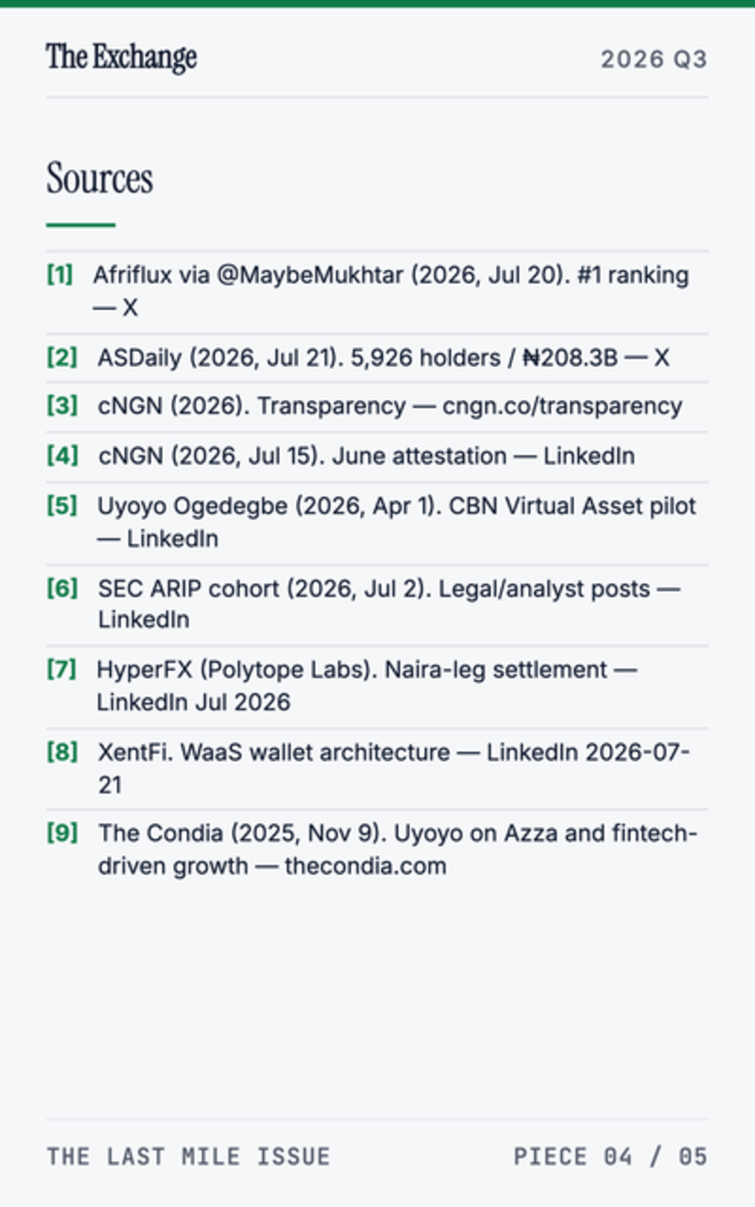 #1 in Africa: 5,926 Holders, ₦208.3B Moved, and the Partner Stack Behind the cNGN Trail - page 14
