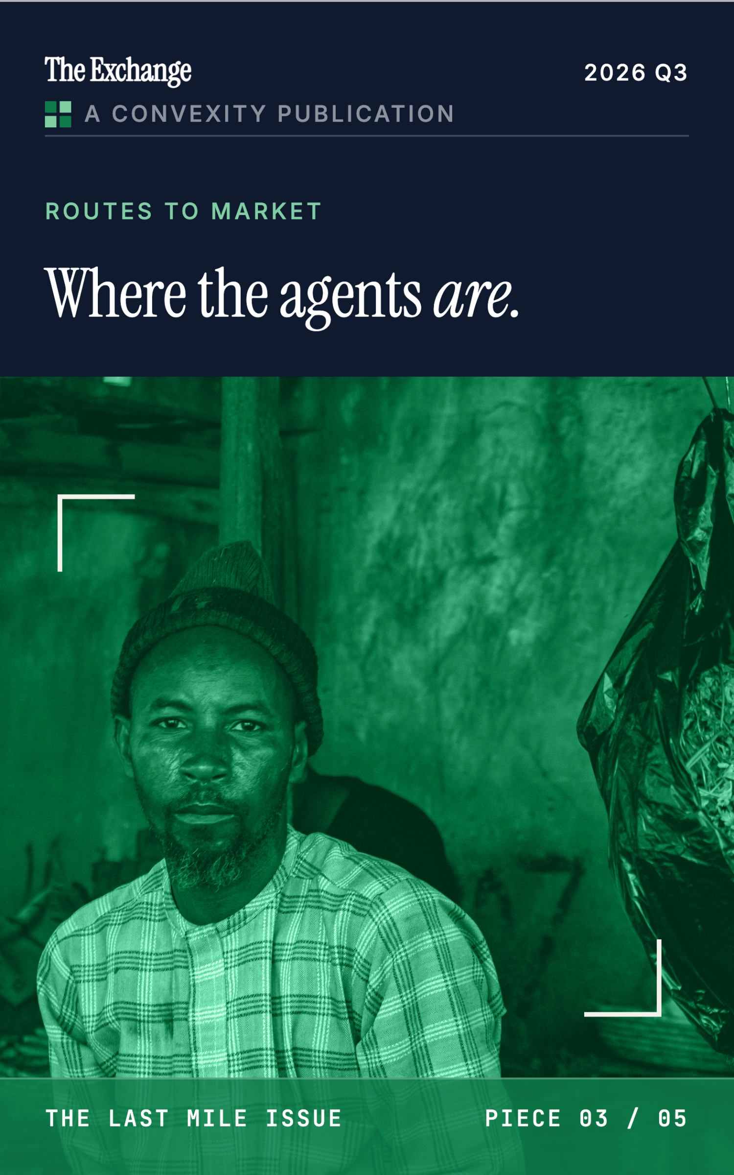Agent Networks as Distribution: Getting Digital Cash to the Last Mile - page 1