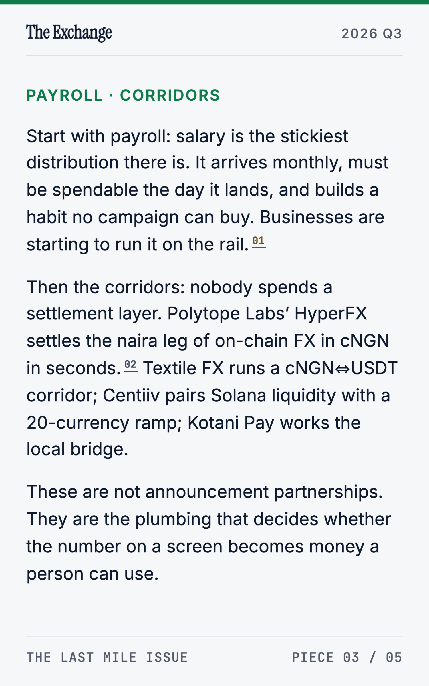 Agent Networks as Distribution: Getting Digital Cash to the Last Mile - page 8