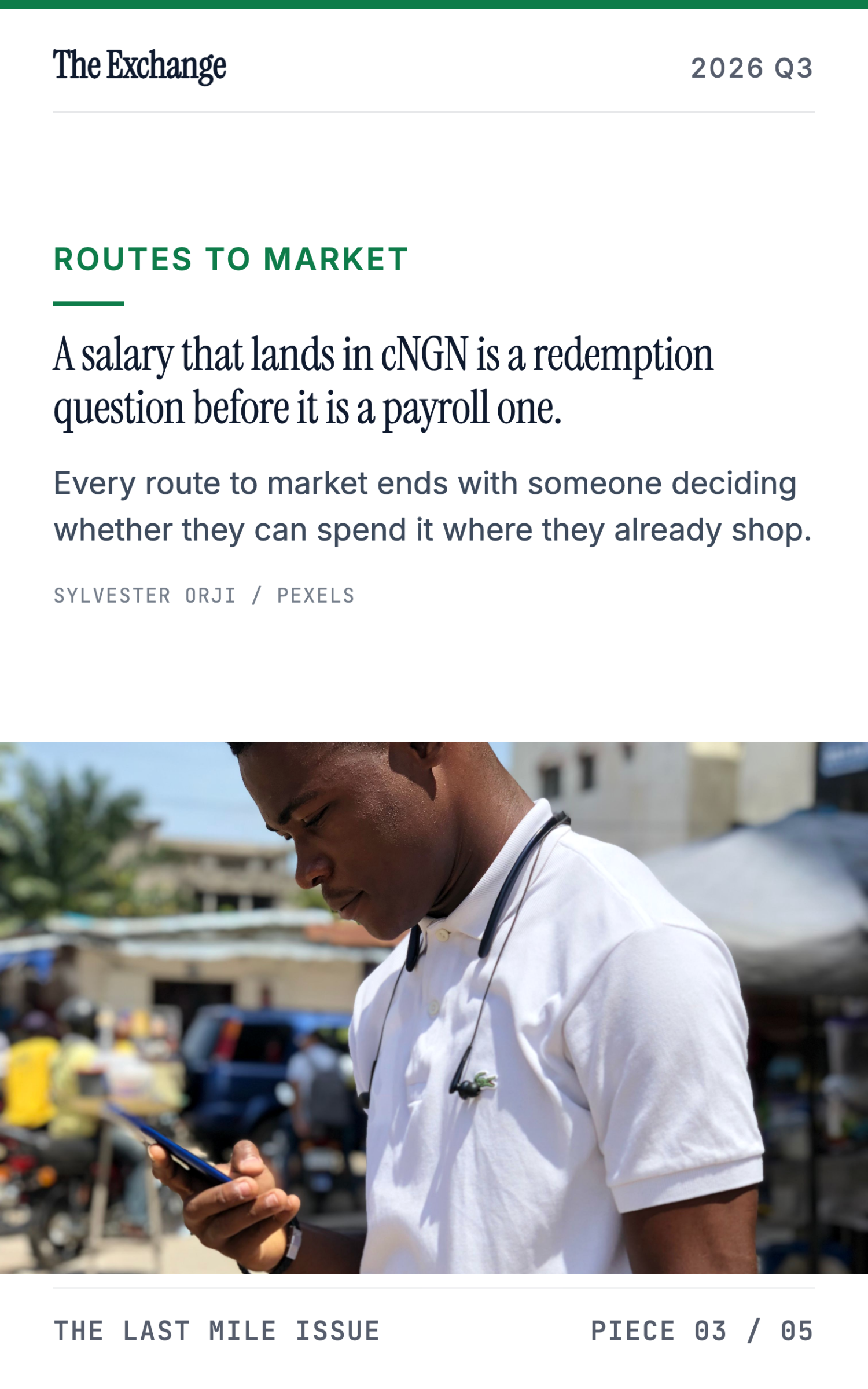 Agent Networks as Distribution: Getting Digital Cash to the Last Mile - page 9