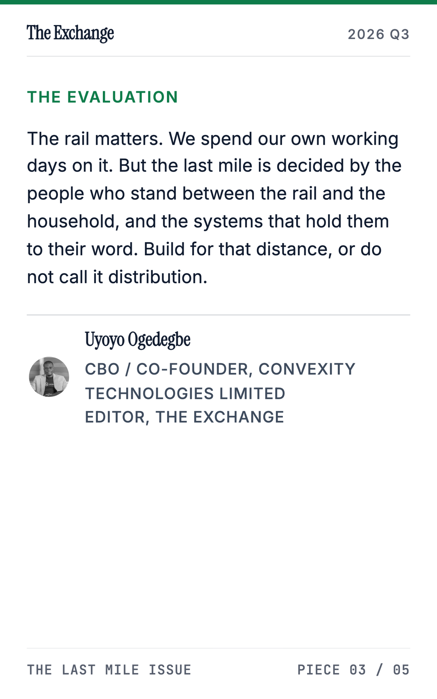 Agent Networks as Distribution: Getting Digital Cash to the Last Mile - page 13