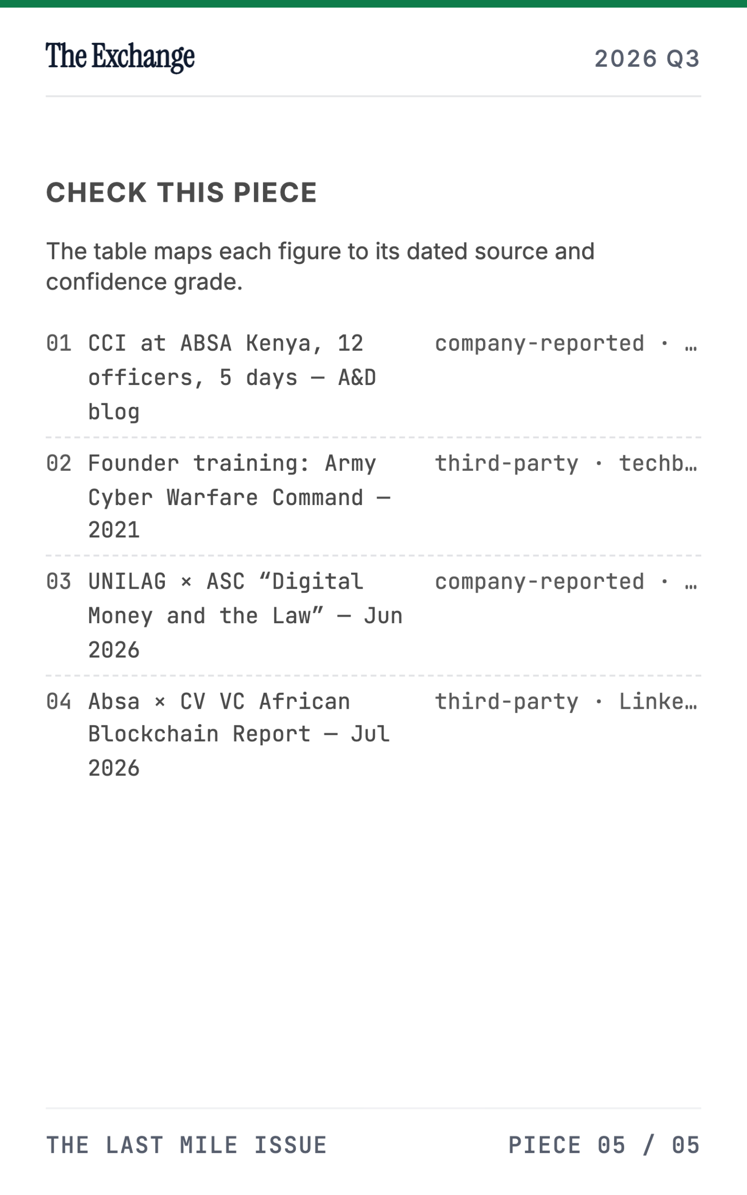Teaching the Regulators: CCI Training and the Academy's First Cohorts - page 14
