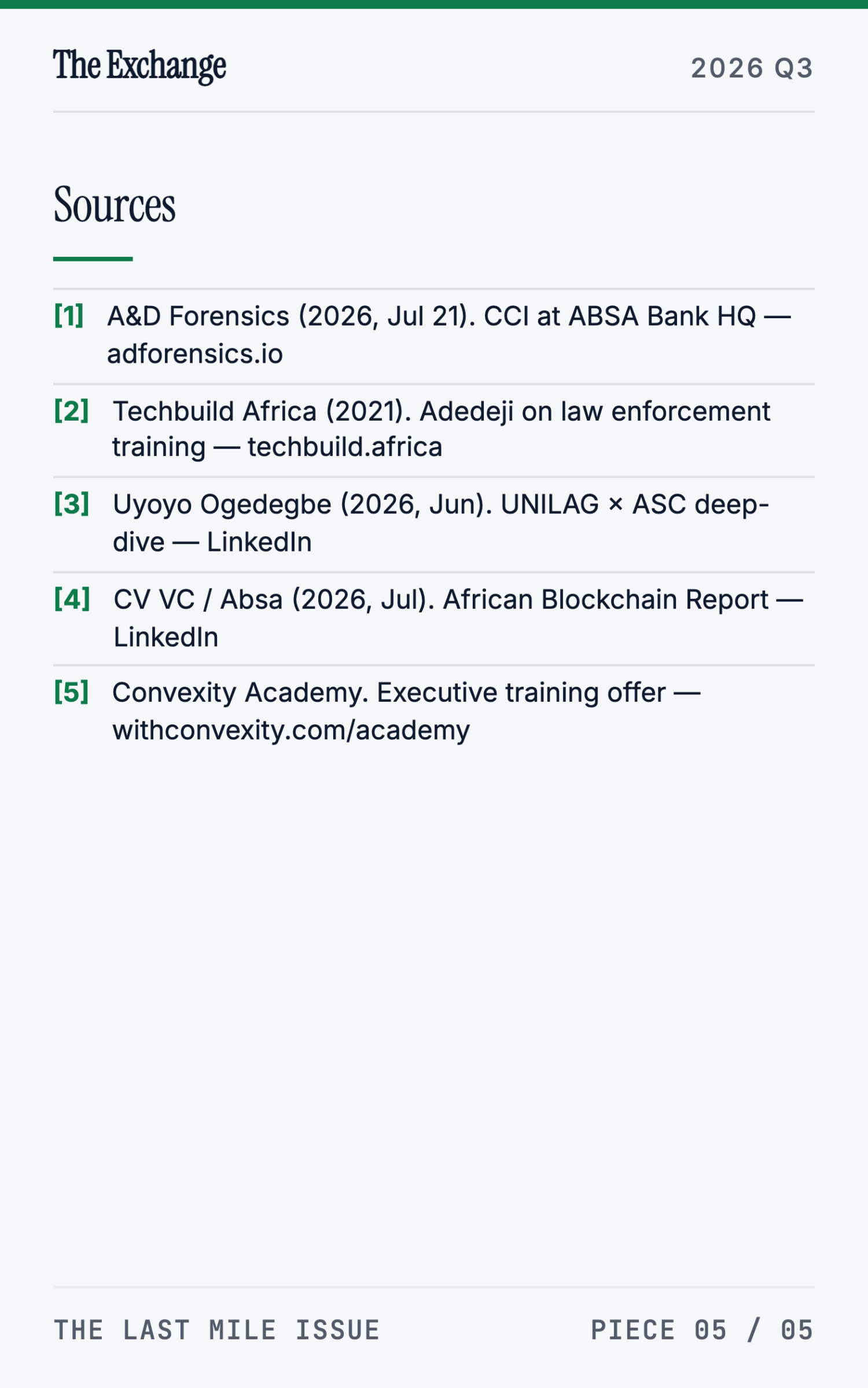 Teaching the Regulators: CCI Training and the Academy's First Cohorts - page 15