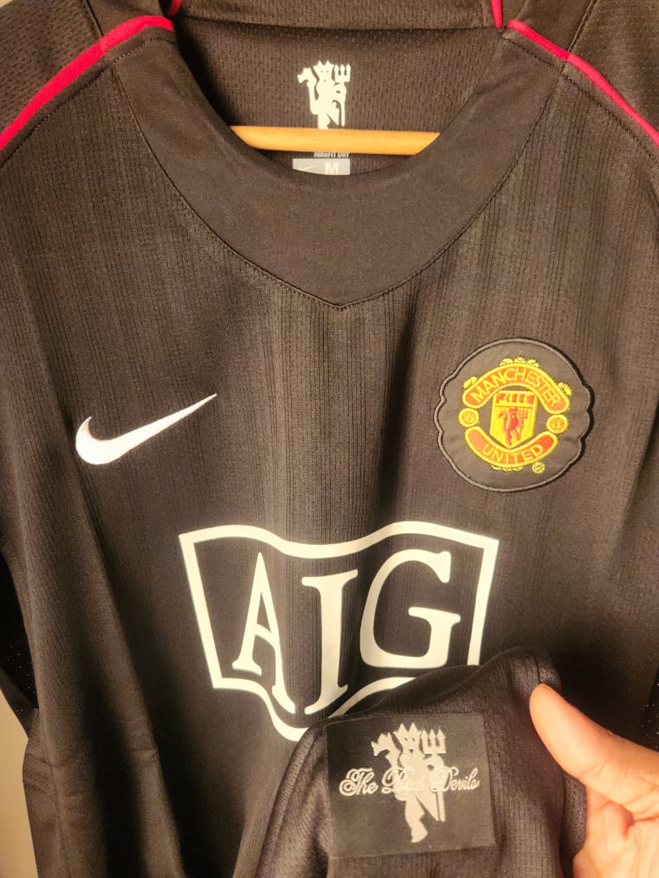 Manchester United Away Player Edition Retro 2007-08