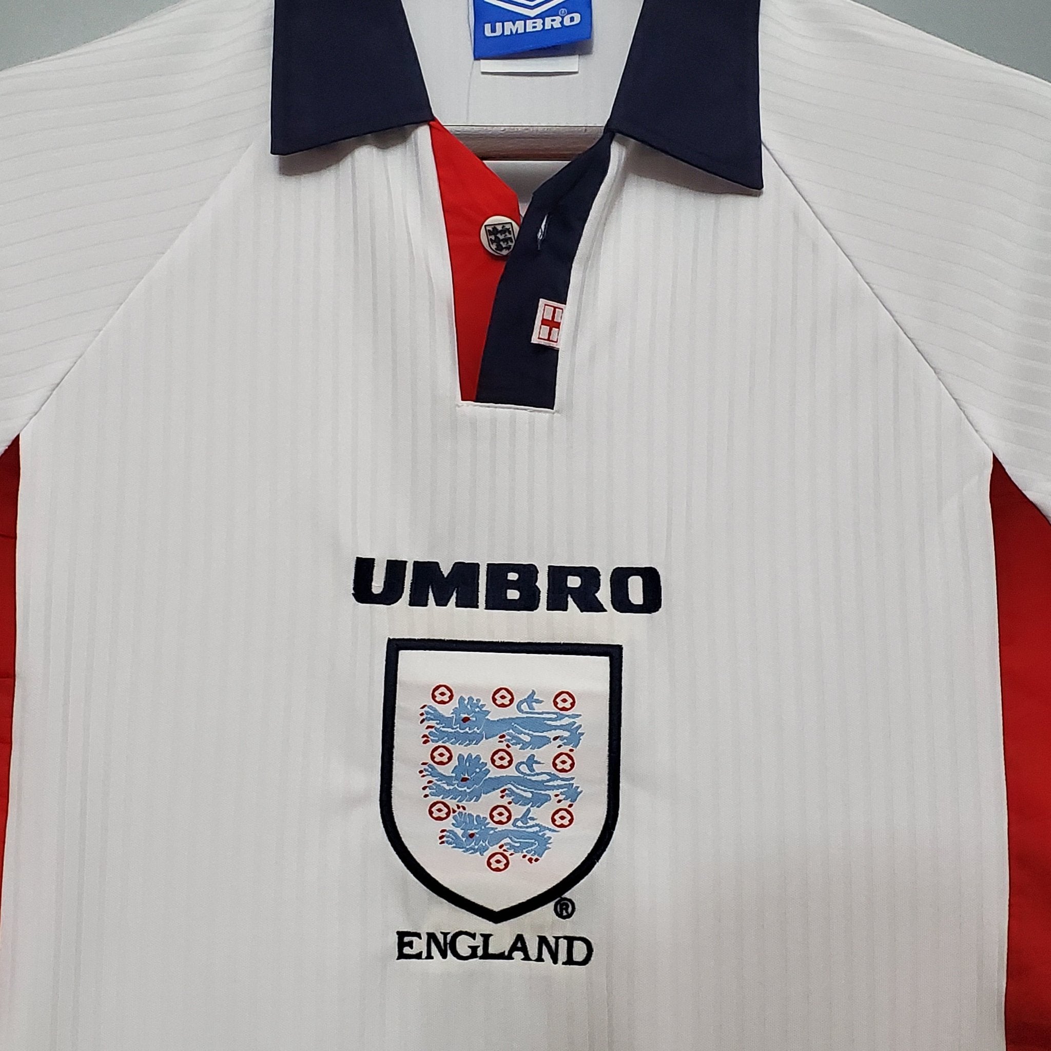England Home 1998 Player Edition Retro