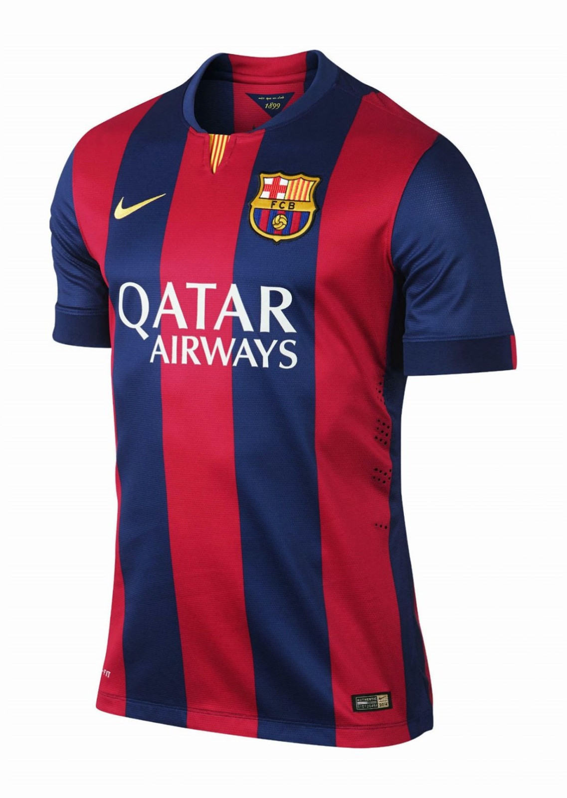 Barcelona Home Player Edition Retro 2014-15