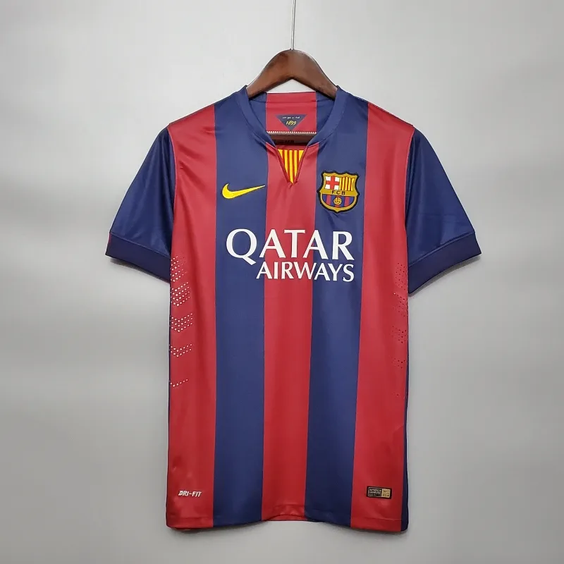 Barcelona Home Player Edition Retro 2014-15