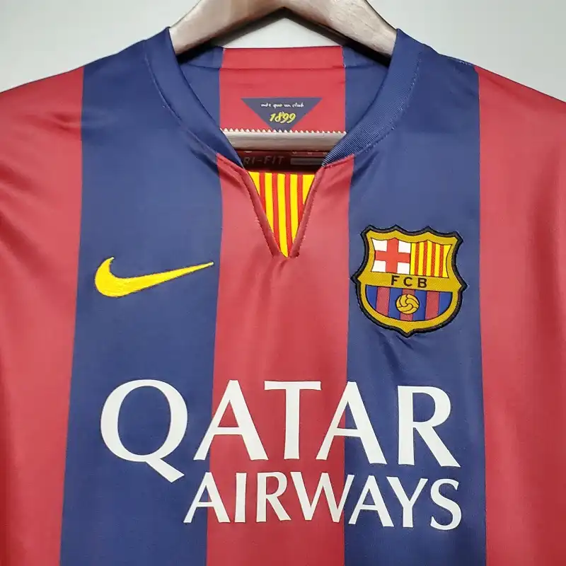 Barcelona Home Player Edition Retro 2014-15
