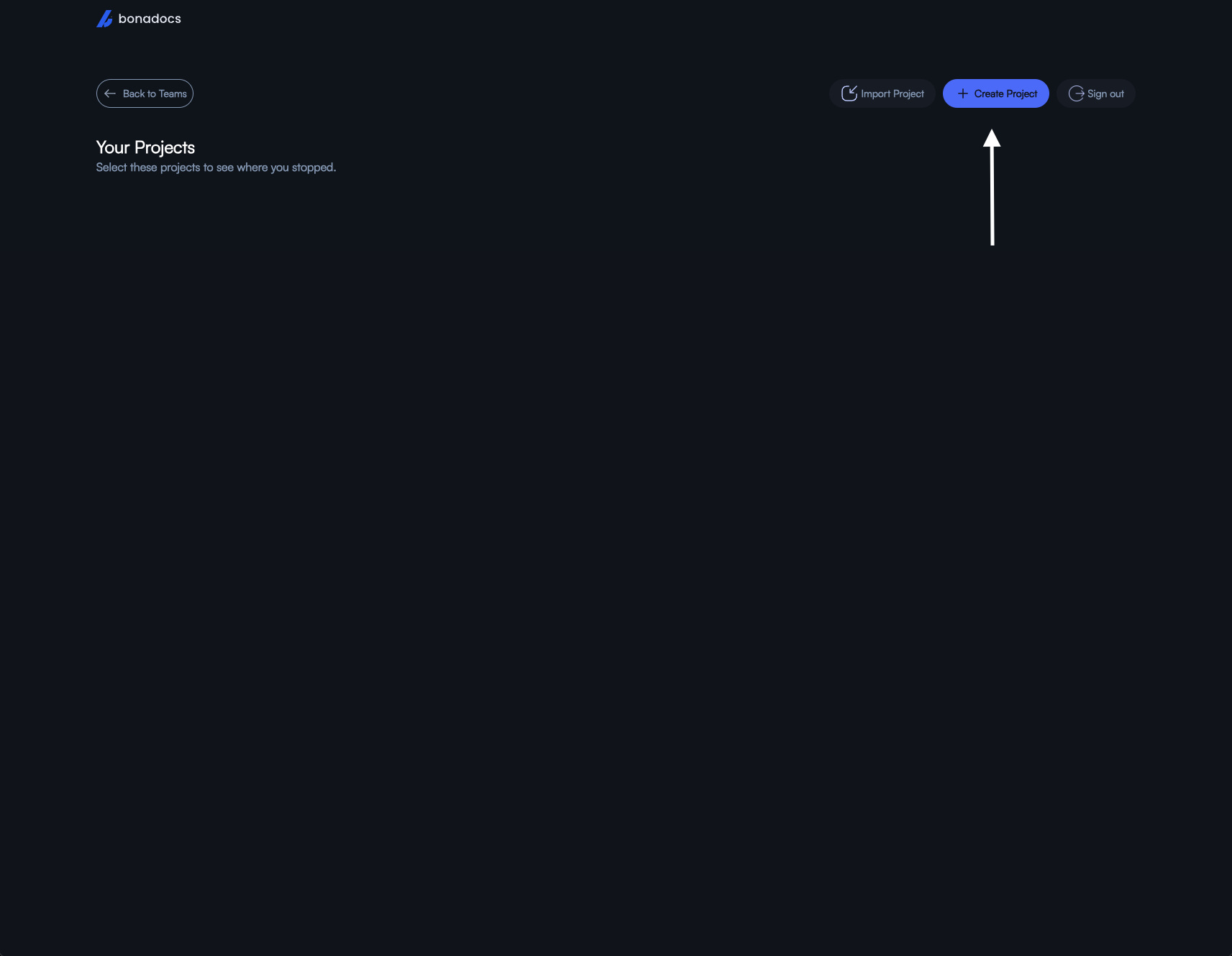 Create project