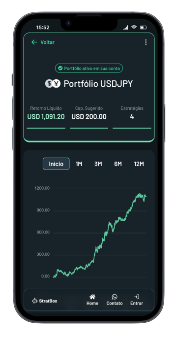 Imagem da plataforma em formato mobile