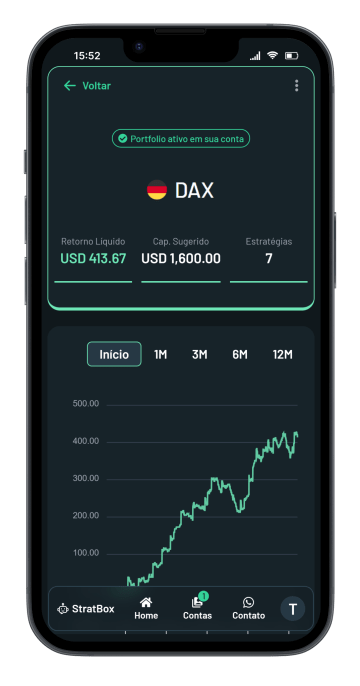 Imagem da plataforma em formato mobile