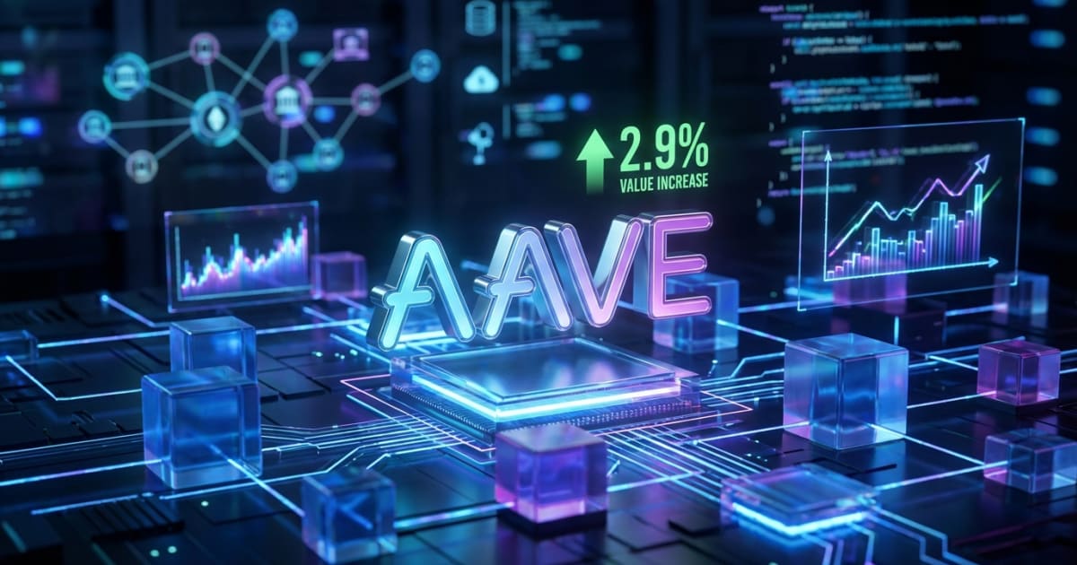 DeFi: AAVE Lidera Valorização de 2,9% e Impulsiona Setor