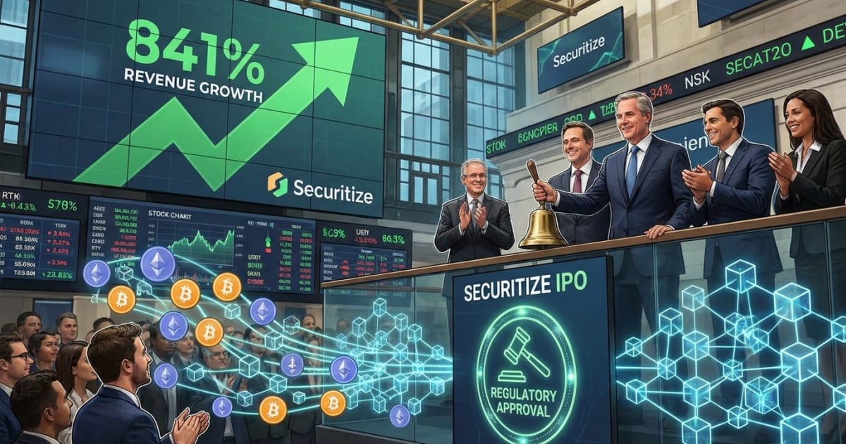 Regulação Aquece: Securitize Anuncia 841% Crescimento e IPO