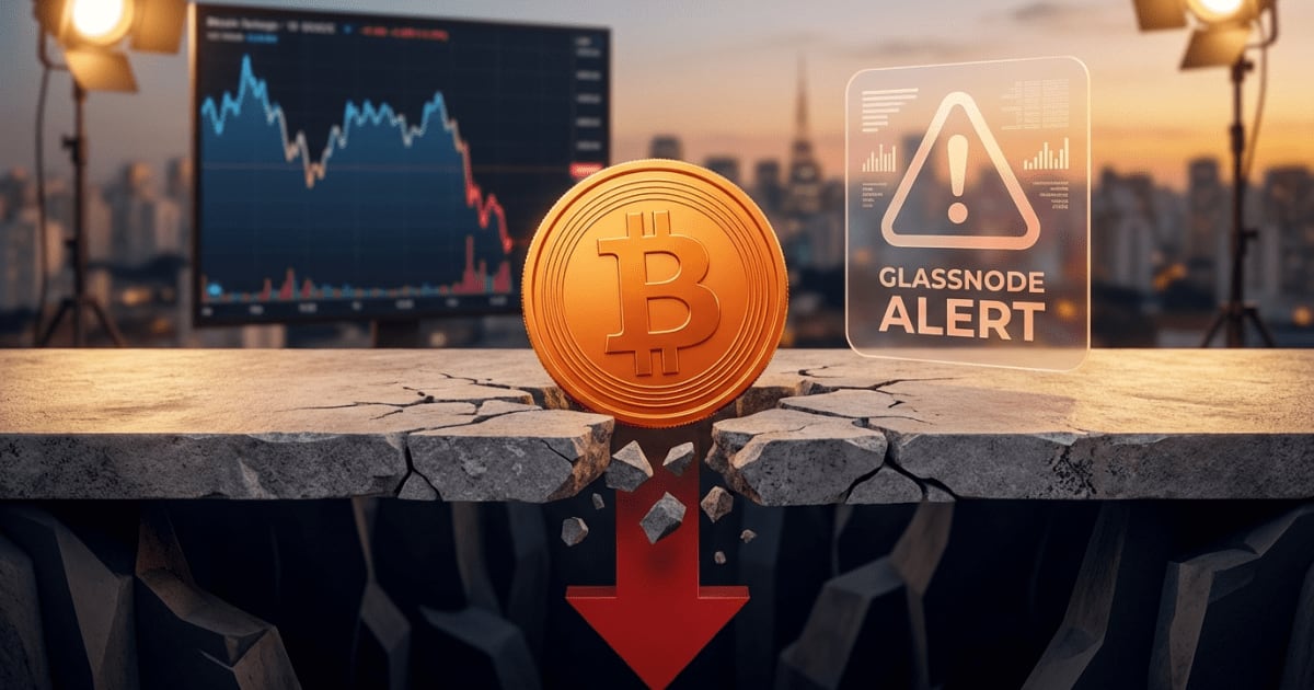 Bitcoin Rompe Suporte Crucial; Glassnode Alerta Desvalorização