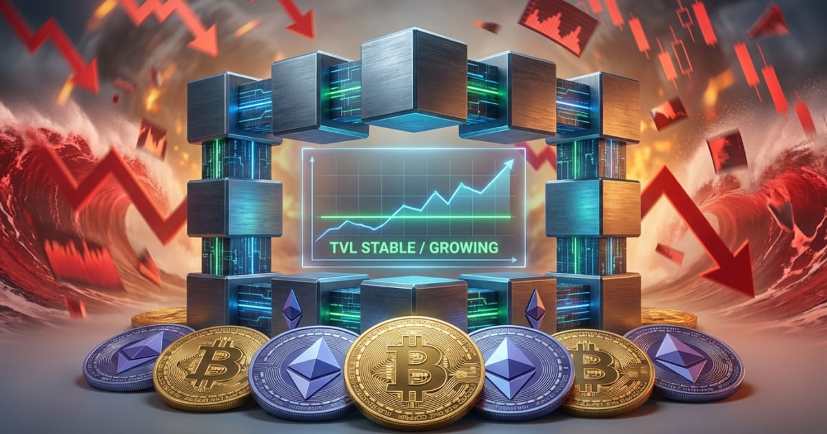 DeFi Resiste a Testes do Mercado Cripto e Mantém TVL