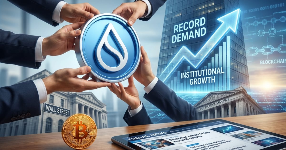 Sui: Altcoin Atinge Demanda Institucional Recorde e Amadurece Mercado