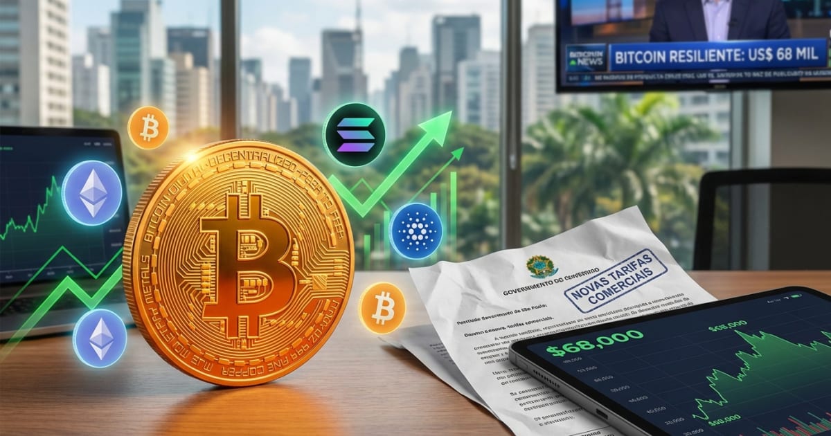 Altcoins Lideram Alta: Bitcoin Atinge US$ 68K Ignorando Tarifas