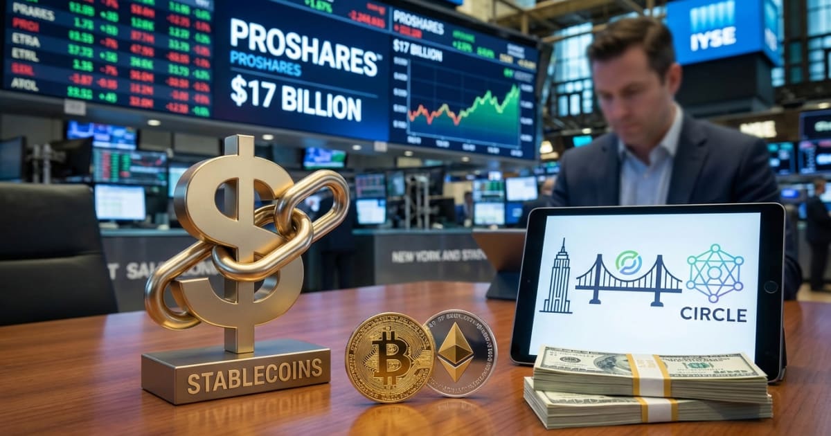 DeFi: ETF de Stablecoins da ProShares Lança com US$ 17 Bilhões
