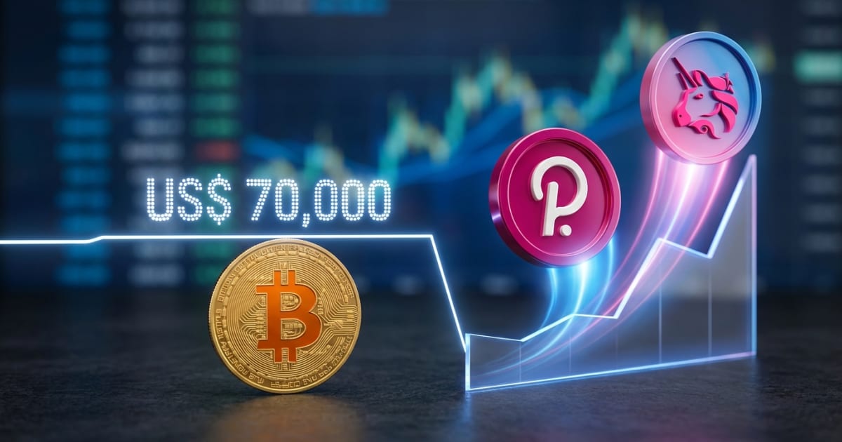 Altcoins Ganham Destaque: DOT e UNI Lideram Enquanto BTC Consolida