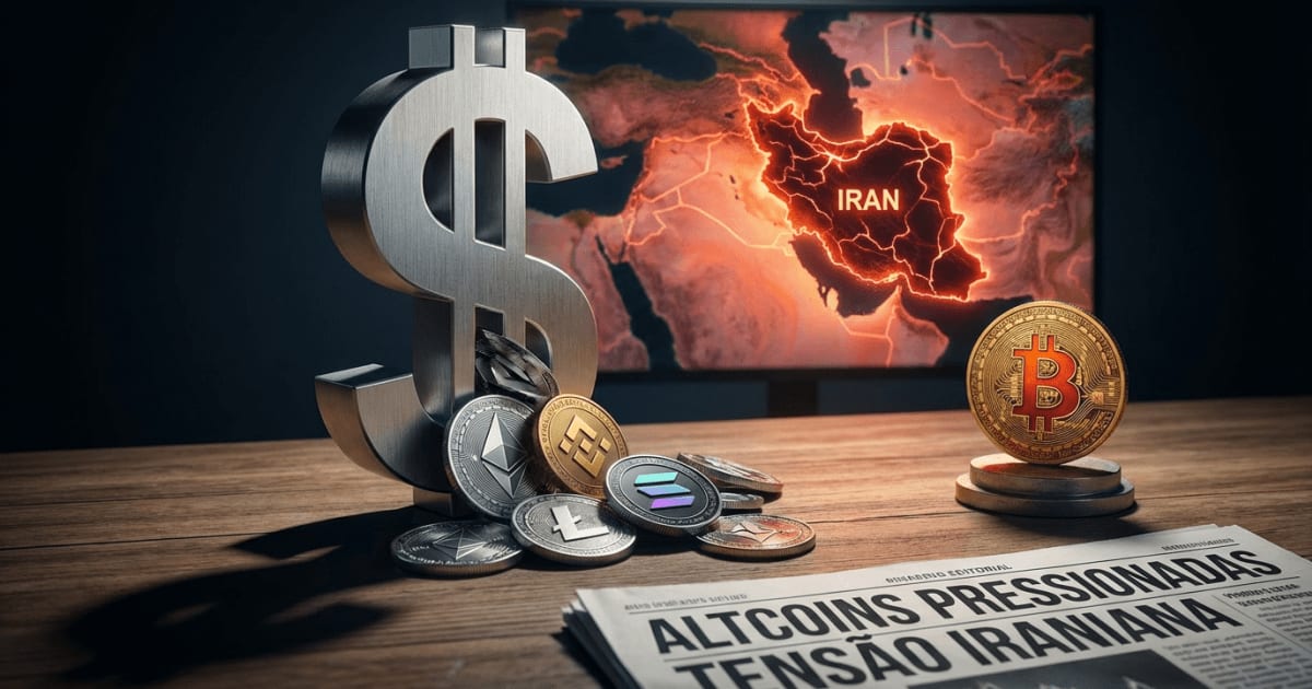 Altcoins Sentem Pressão: Dólar Forte e Conflitos Globais