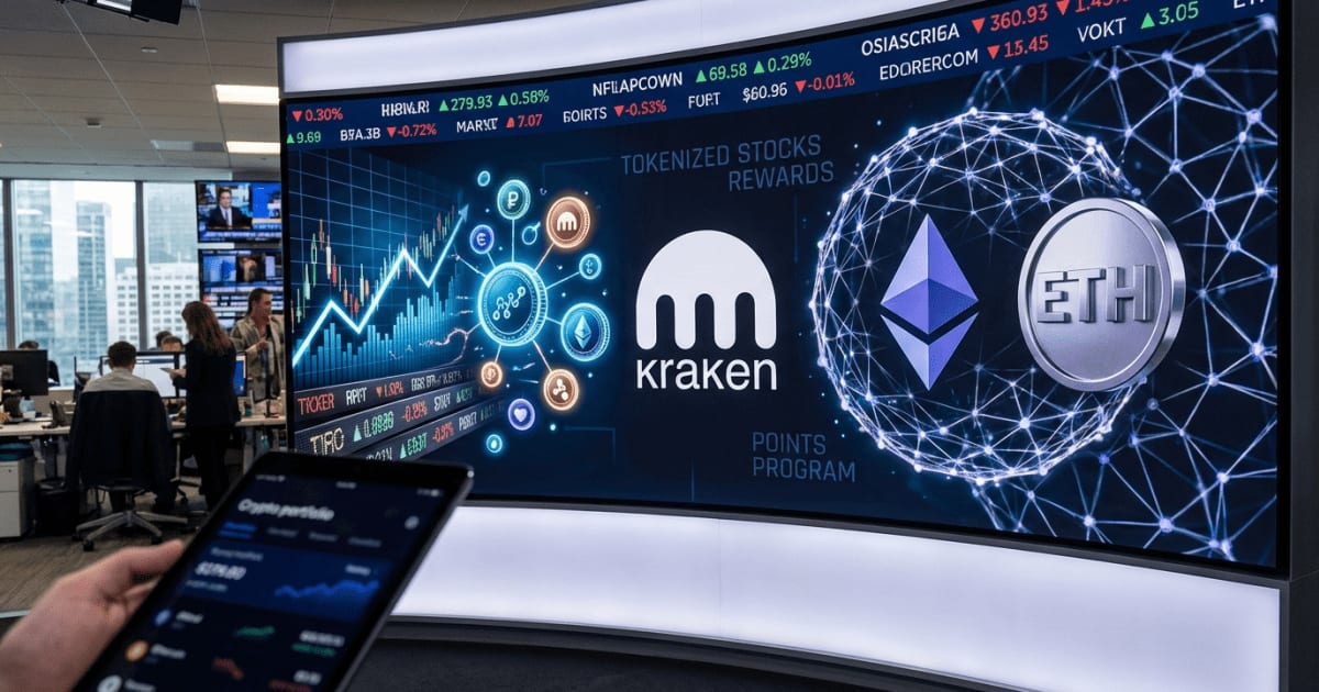 Ethereum: Kraken Lança Programa de Pontos, Sinaliza Token Próprio