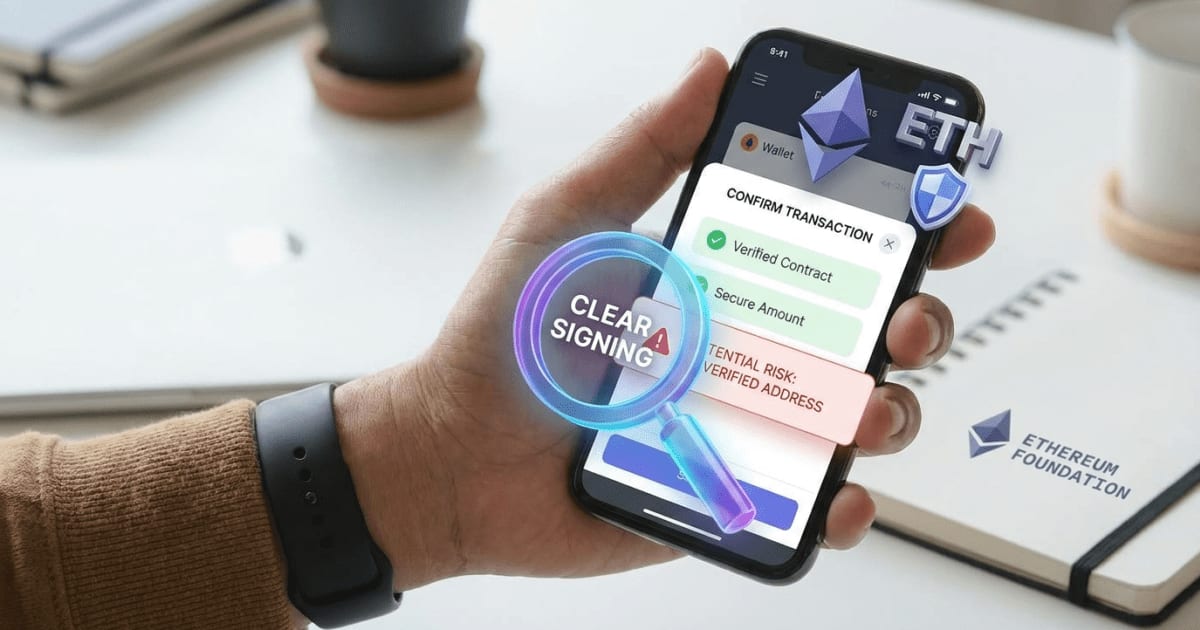 Ethereum Lança 'Clear Signing' Contra Transações Maliciosas