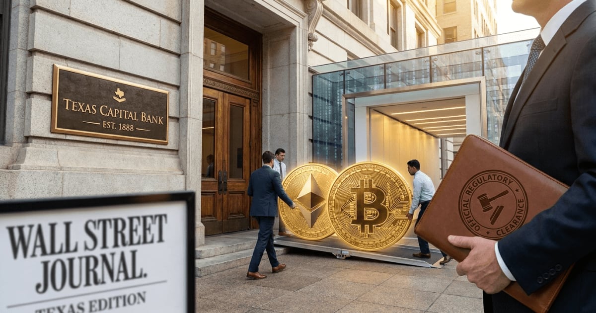 Banco do Texas Lança Serviços Cripto Após Pivot Regulatório